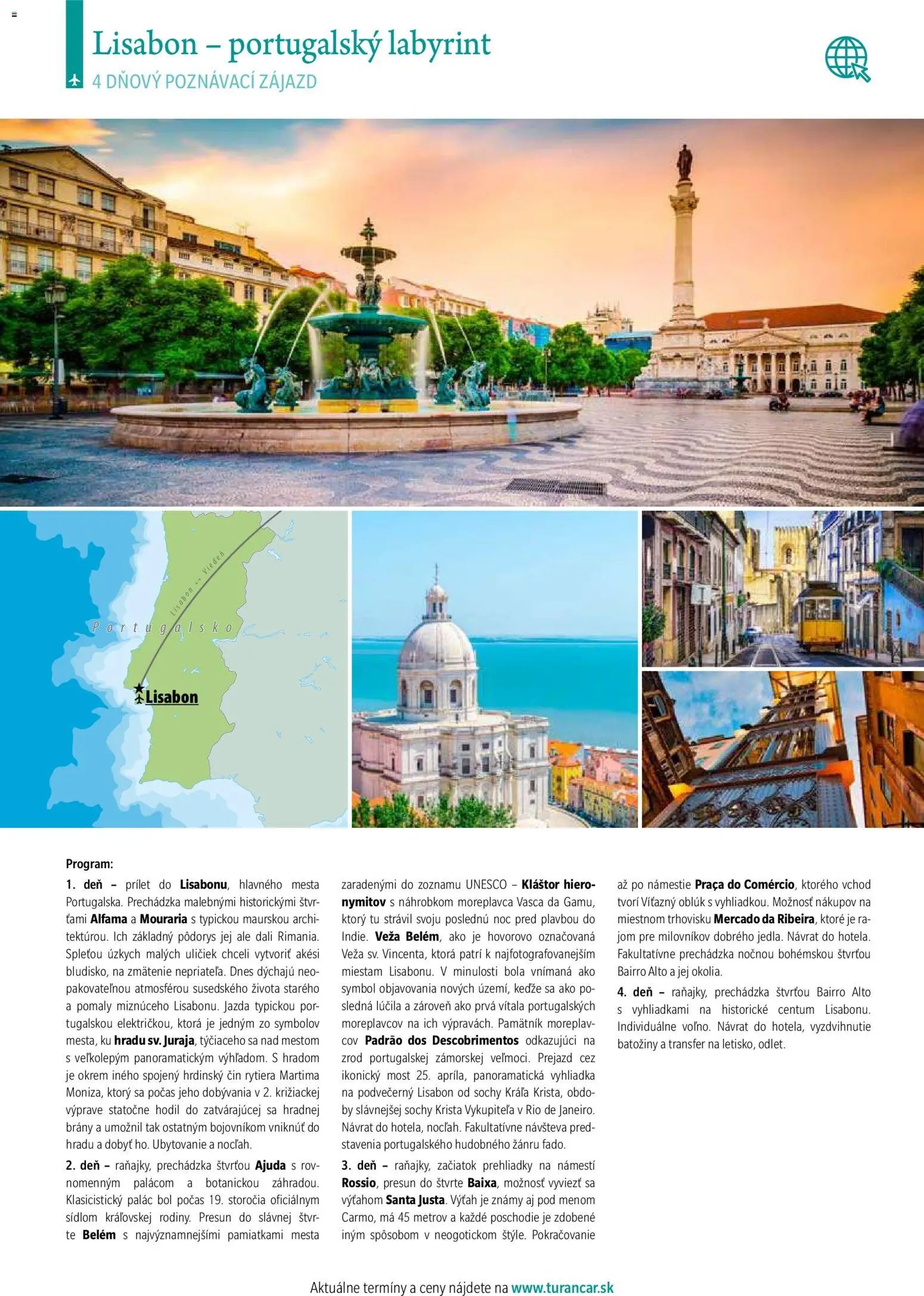 Turancar poznávacie zájazdy leteckou dopravou (2026-01-12 - 2026-12-31) | 28