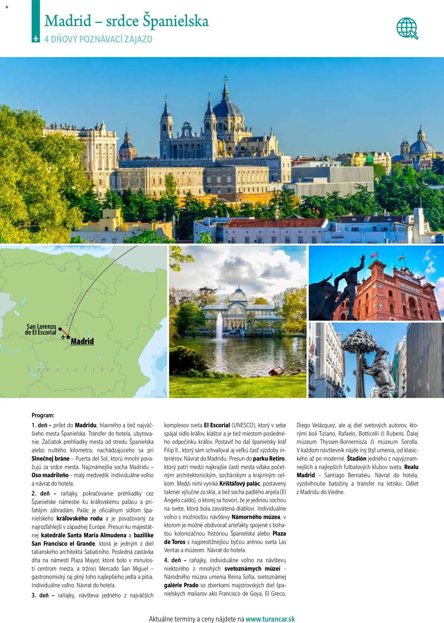 Turancar poznávacie zájazdy leteckou dopravou (2026-01-12 - 2026-12-31) | 30