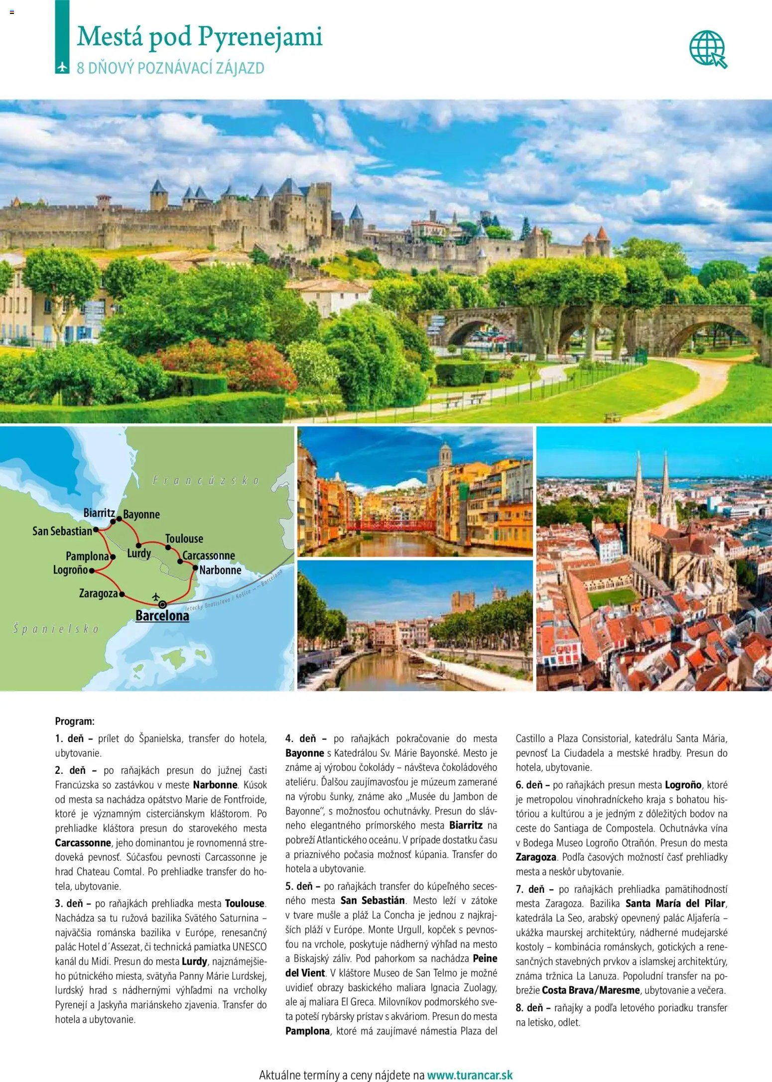 Turancar poznávacie zájazdy leteckou dopravou (2026-01-12 - 2026-12-31) | 32