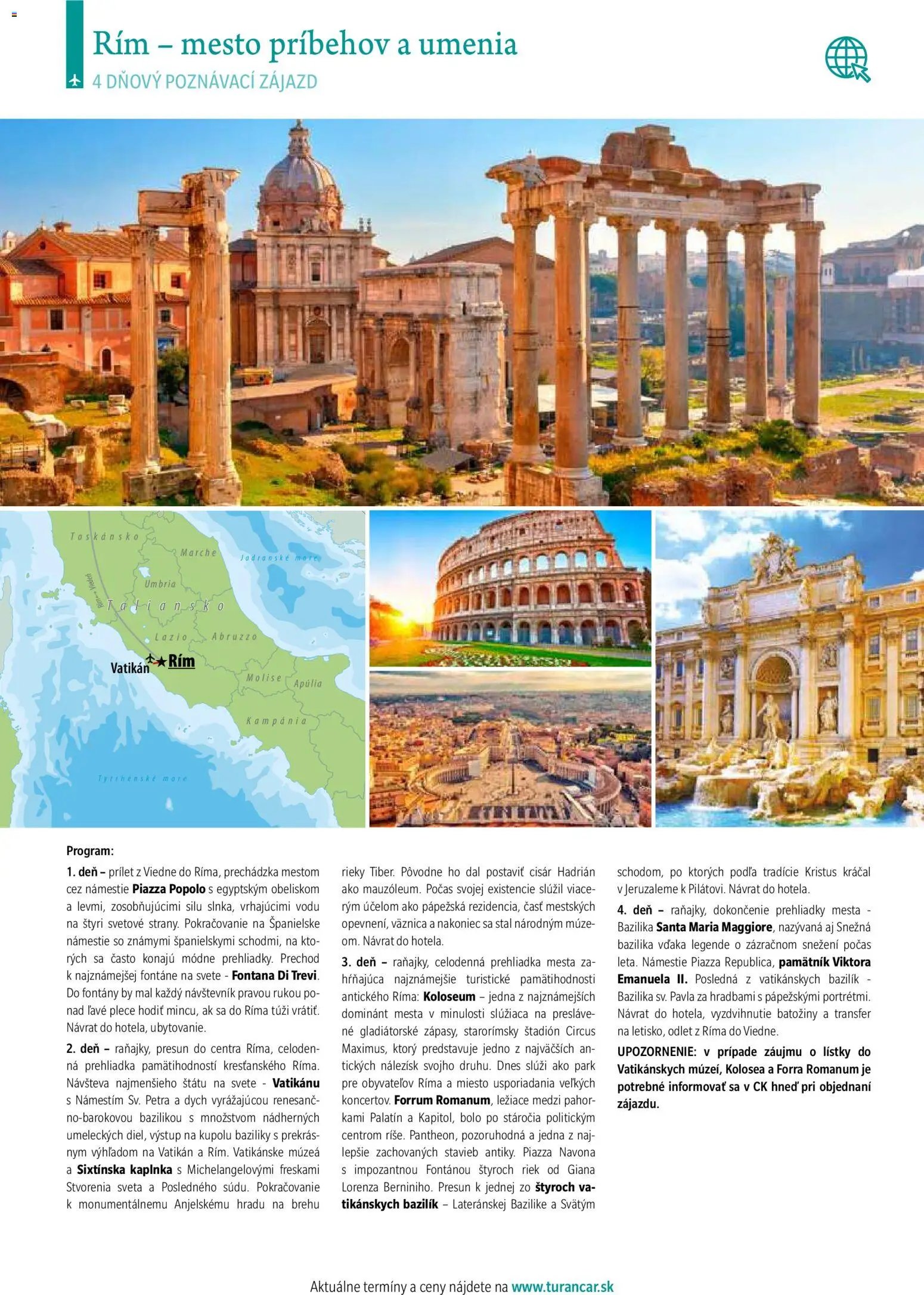 Turancar poznávacie zájazdy leteckou dopravou (2026-01-12 - 2026-12-31) | 39