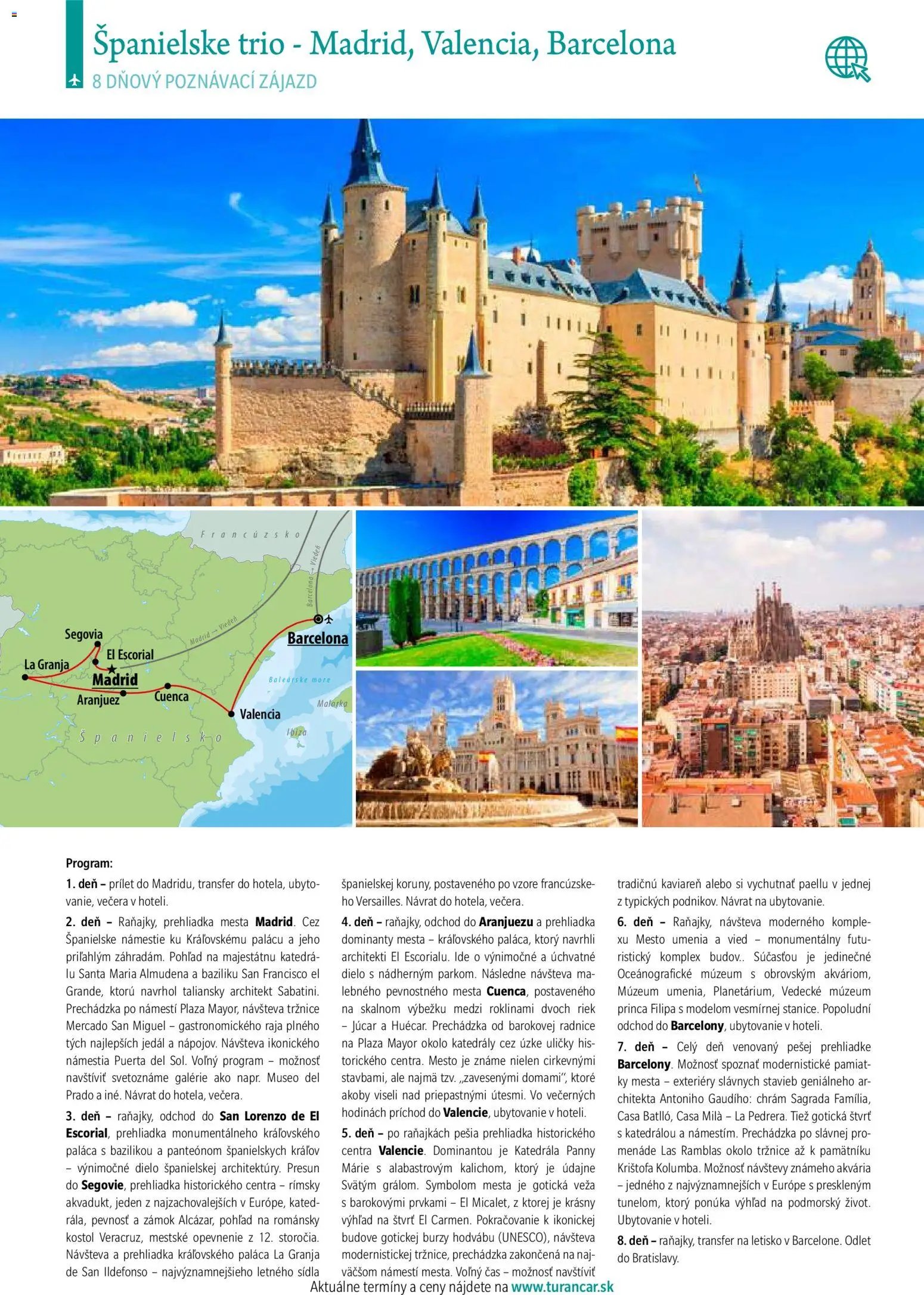 Turancar poznávacie zájazdy leteckou dopravou (2026-01-12 - 2026-12-31) | 43