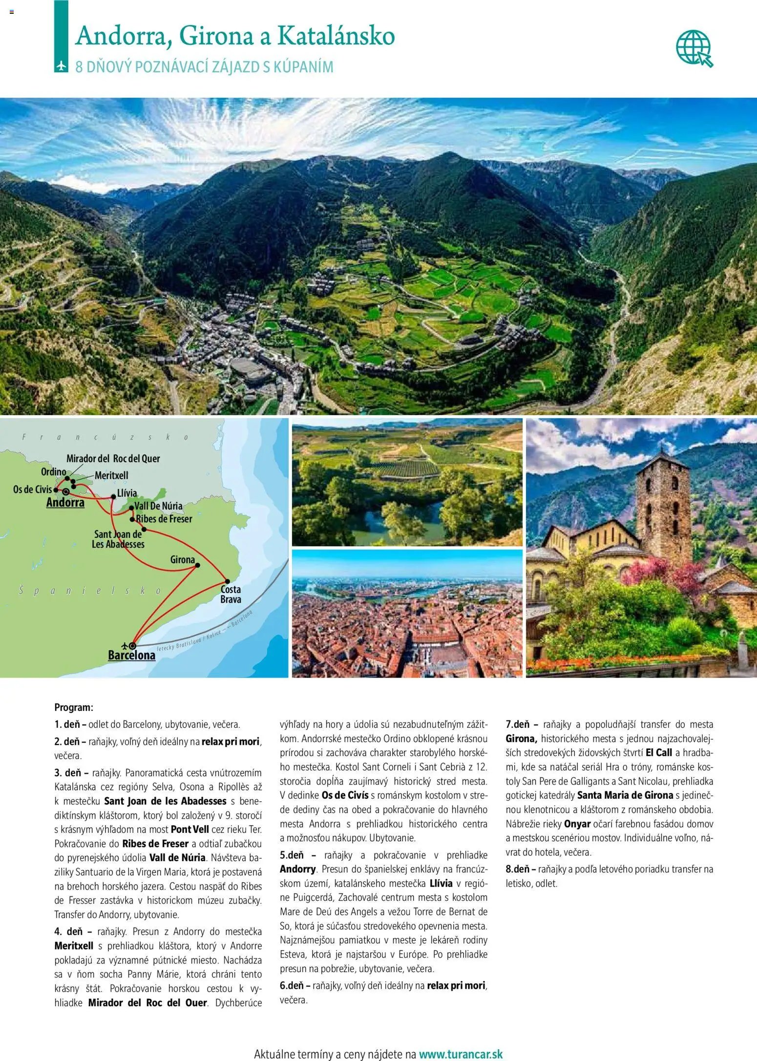 Turancar poznávacie zájazdy leteckou dopravou (2026-01-12 - 2026-12-31) | 7