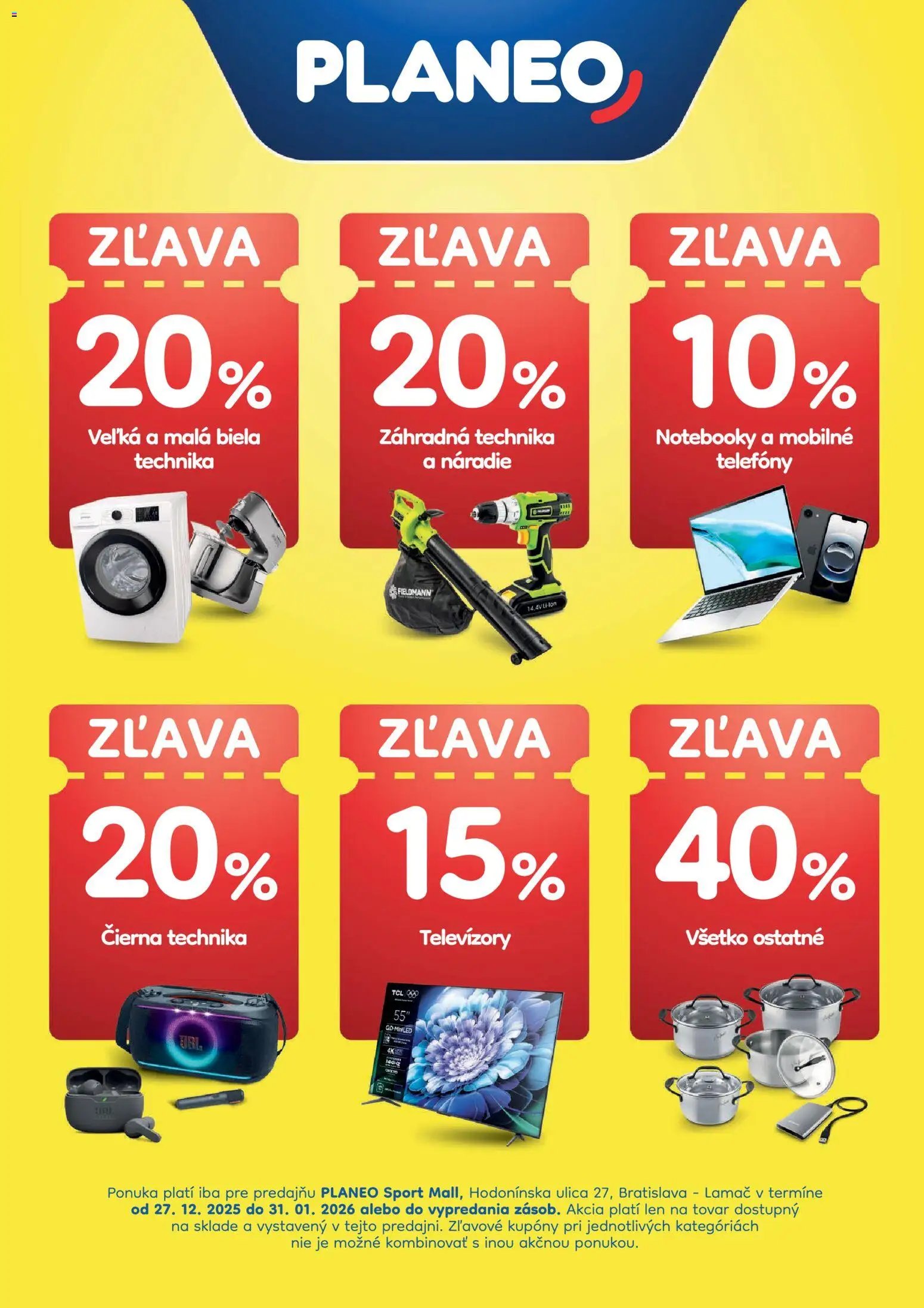 Planeo Elektro leták (2025-12-27 - 2026-01-31) | 2