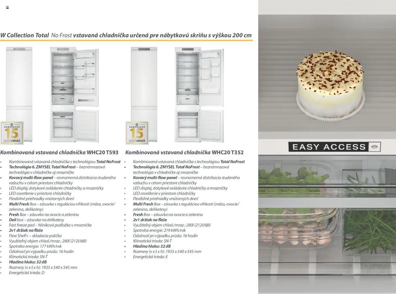 Whirlpool extra tiché vstavané chladničky Whirlpool W Collection (2025-01-01 - 2025-12-31) | 15