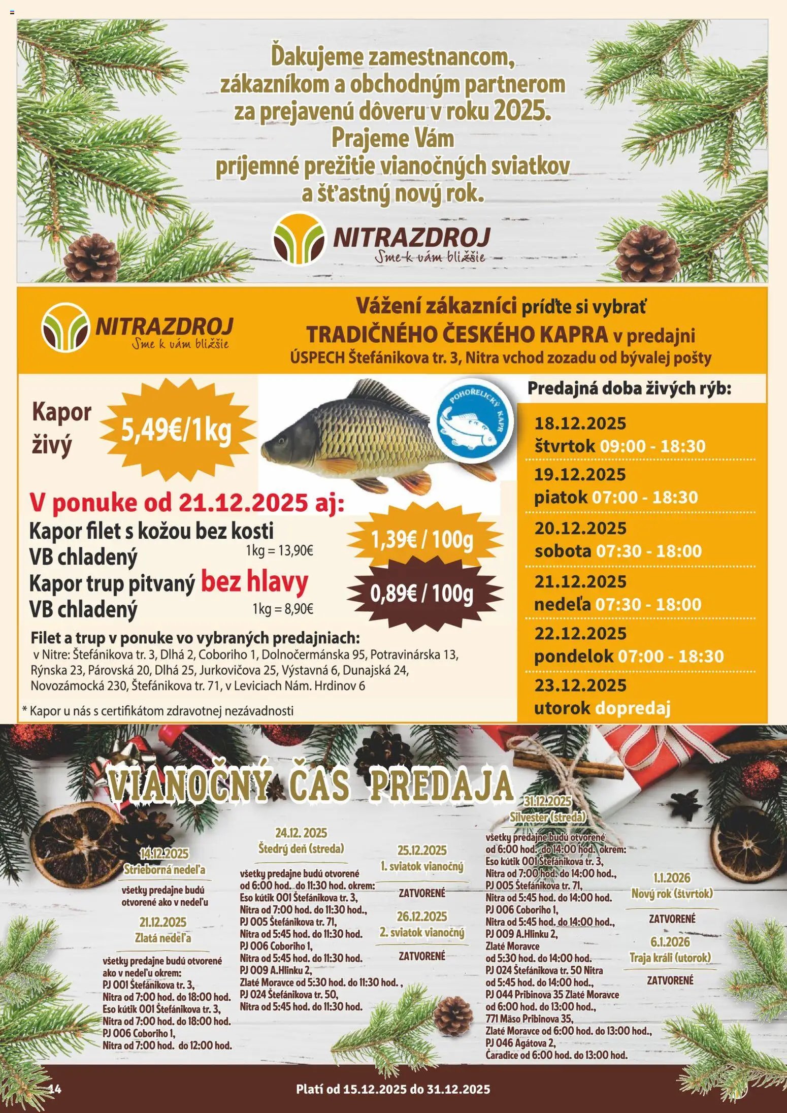 Nitrazdroj Leták (2025-12-15 - 2025-12-31) | 14