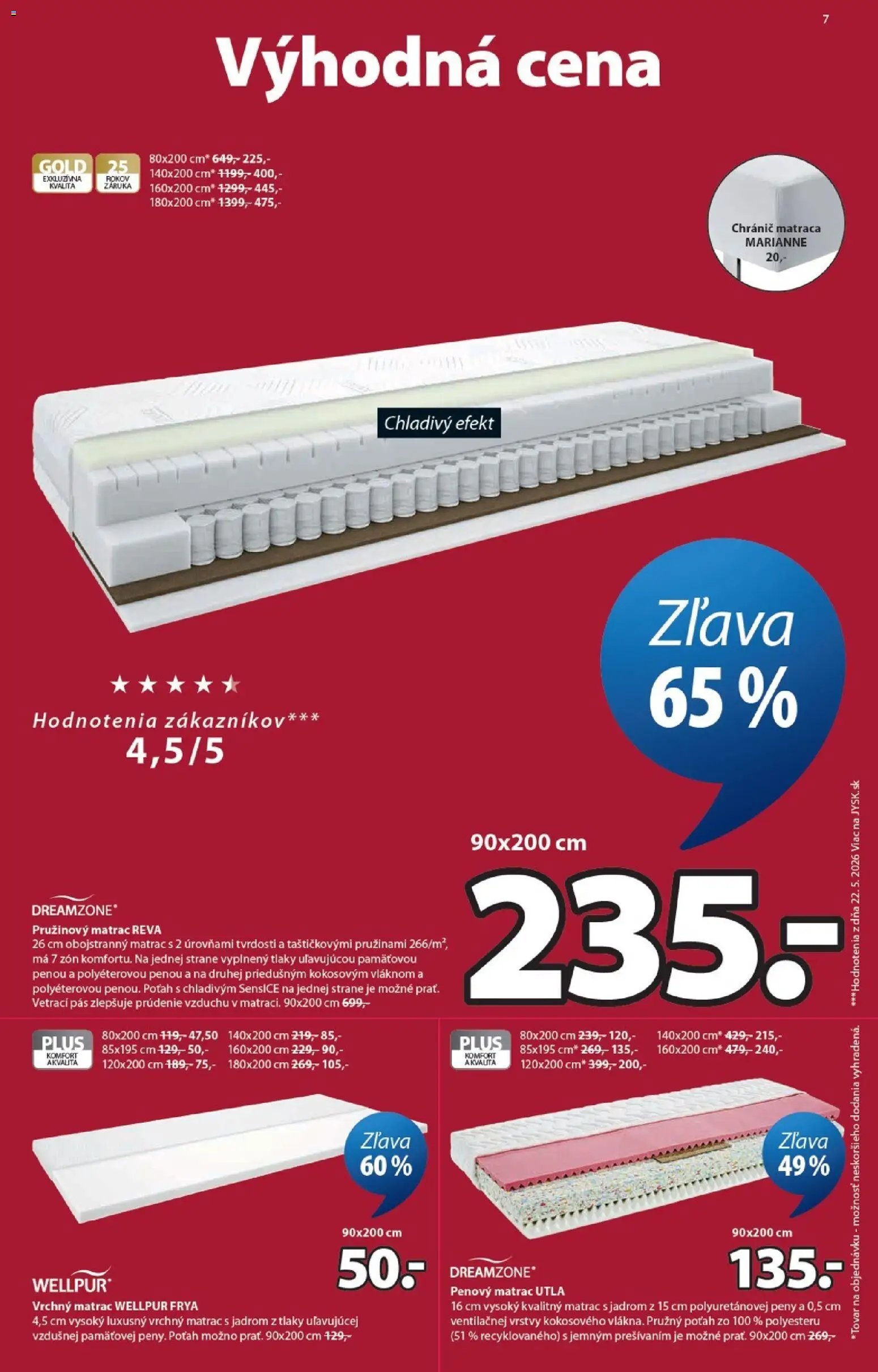 JYSK výpredaj