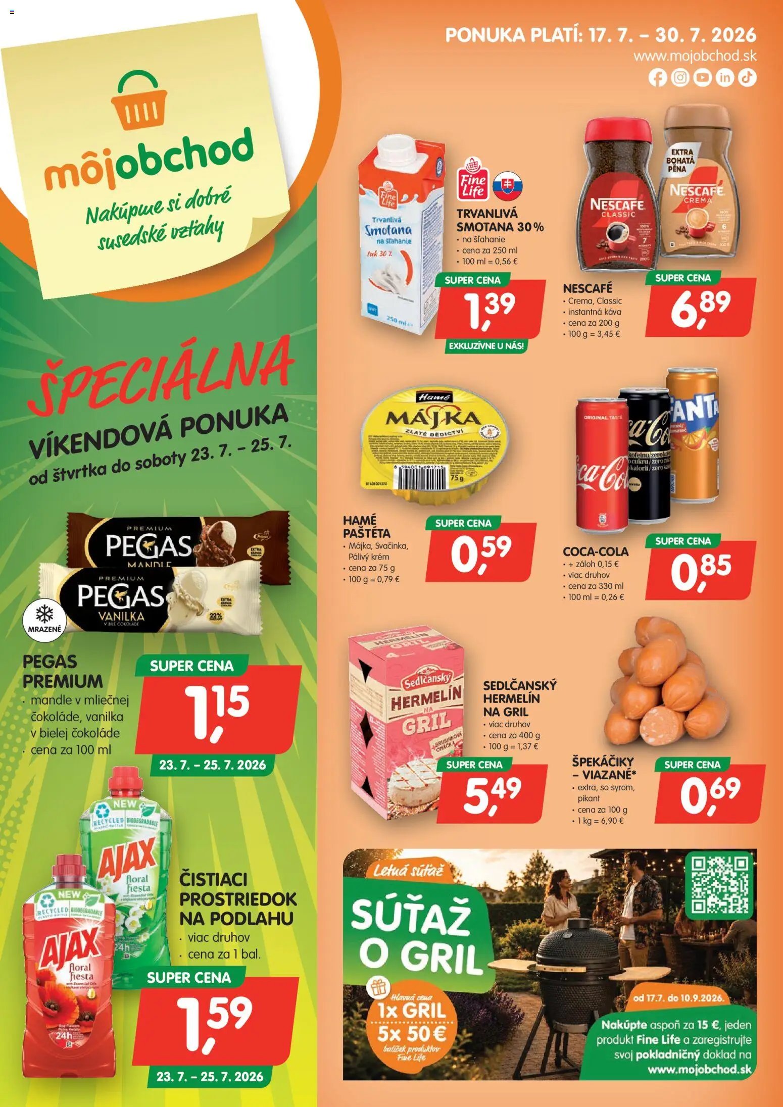 Môj obchod leták