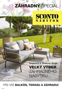Sconto nábytok záhradný katalóg (2025-02-21 - 2025-12-31)