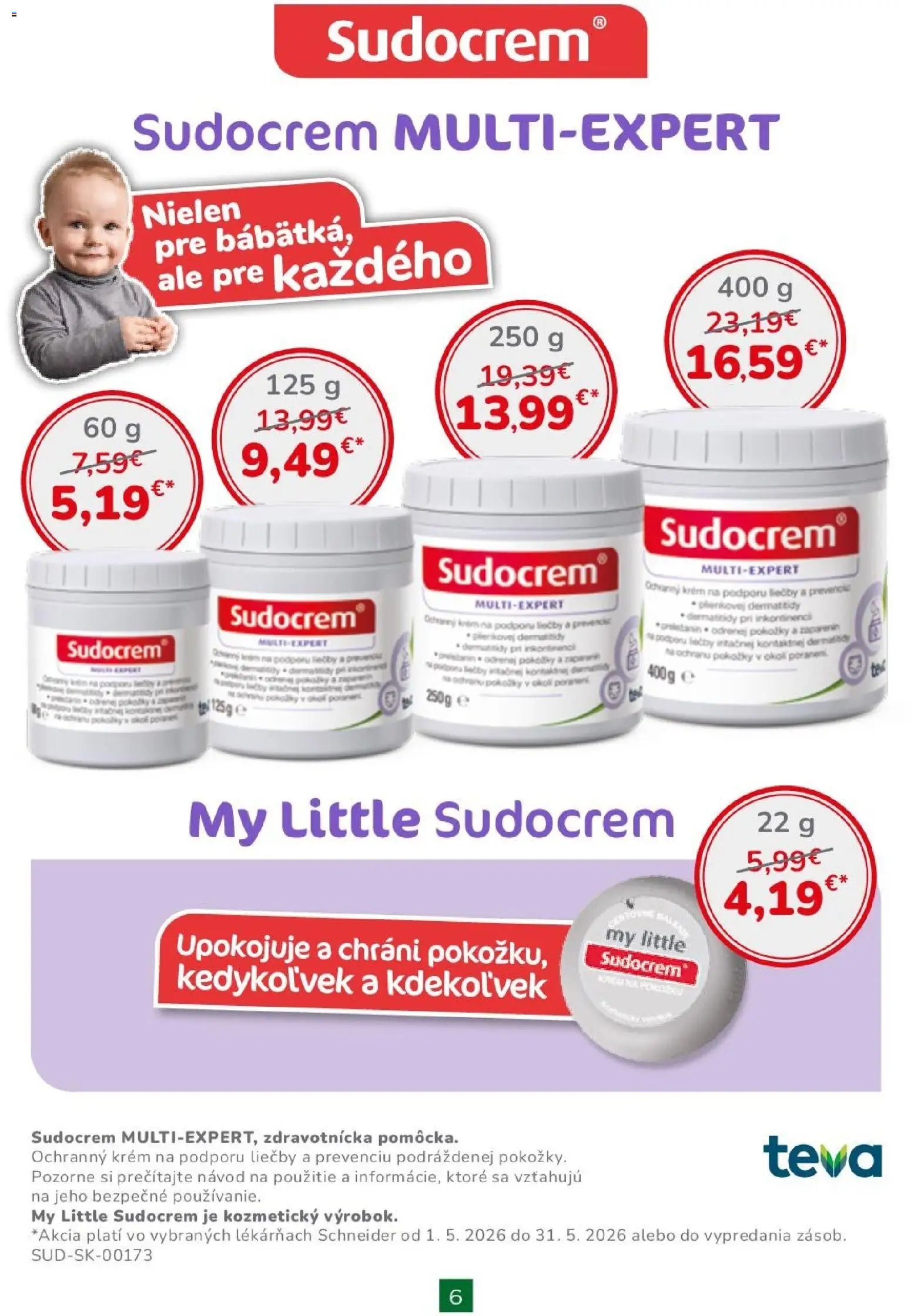 Schneider lekáreň leták