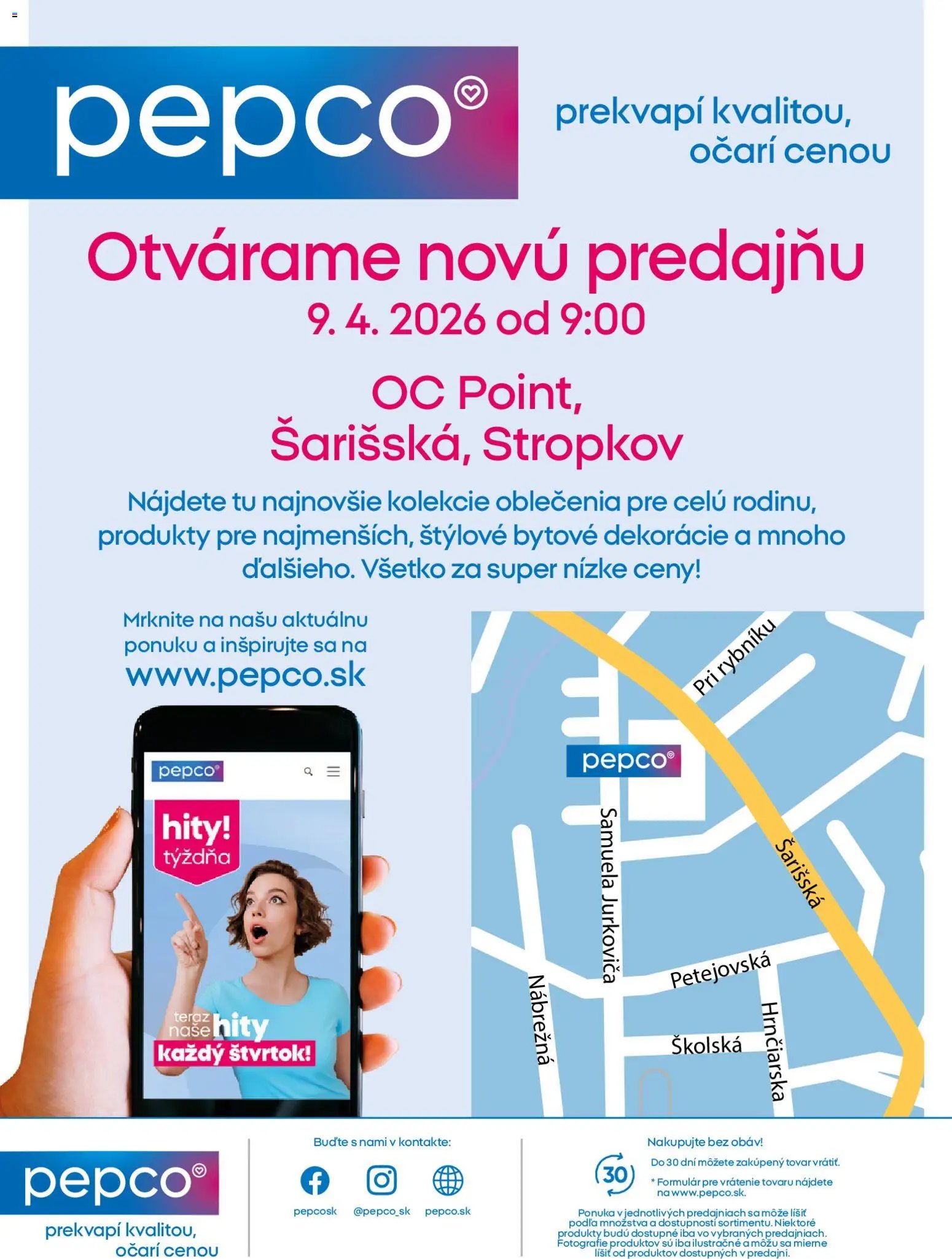 Pepco práve otvárame! – Stropkov (2026-04-09 - 2026-04-15) | 2
