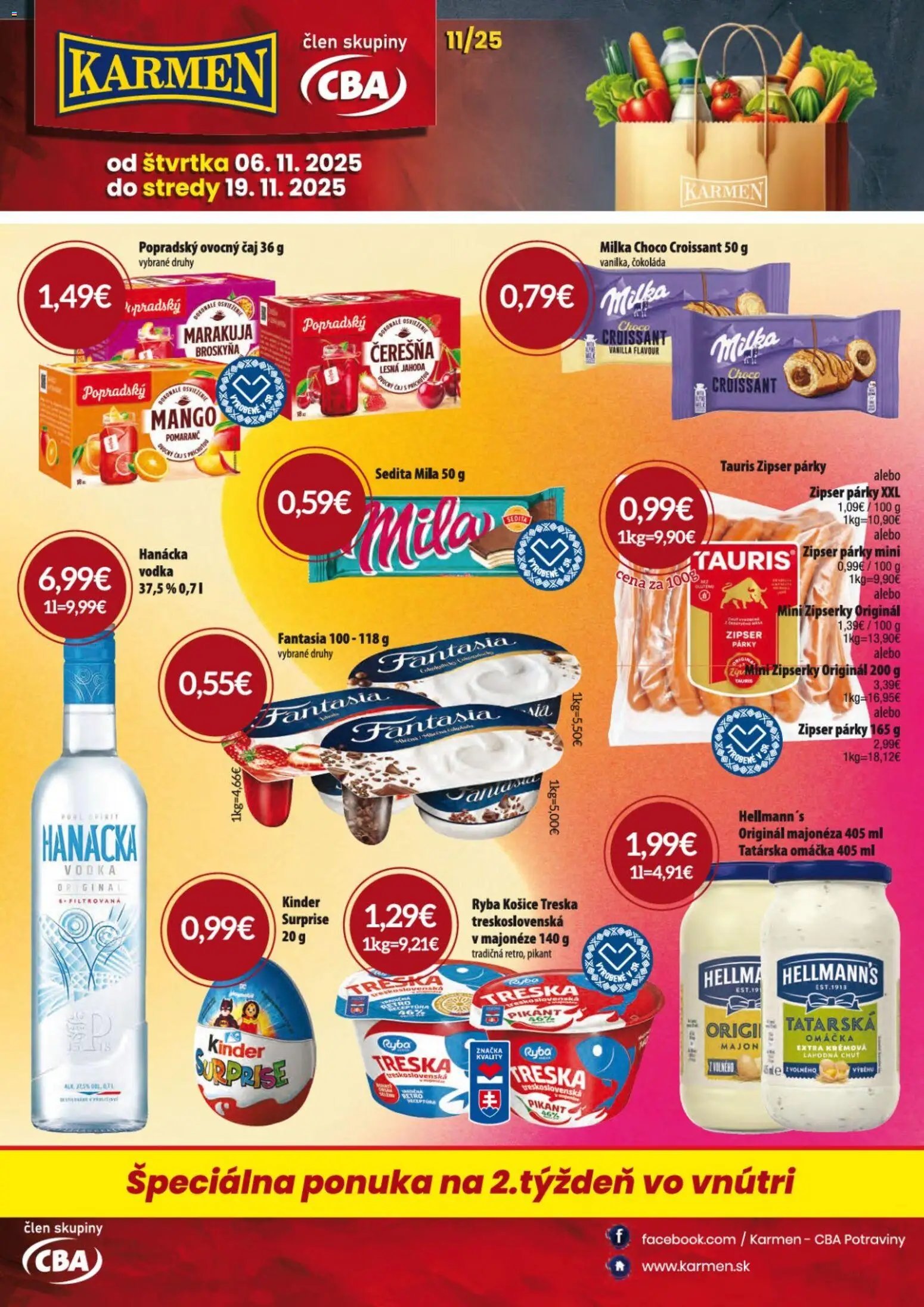 KARMEN CBA maloobchod (2025-11-06 - 2025-11-19) | 1