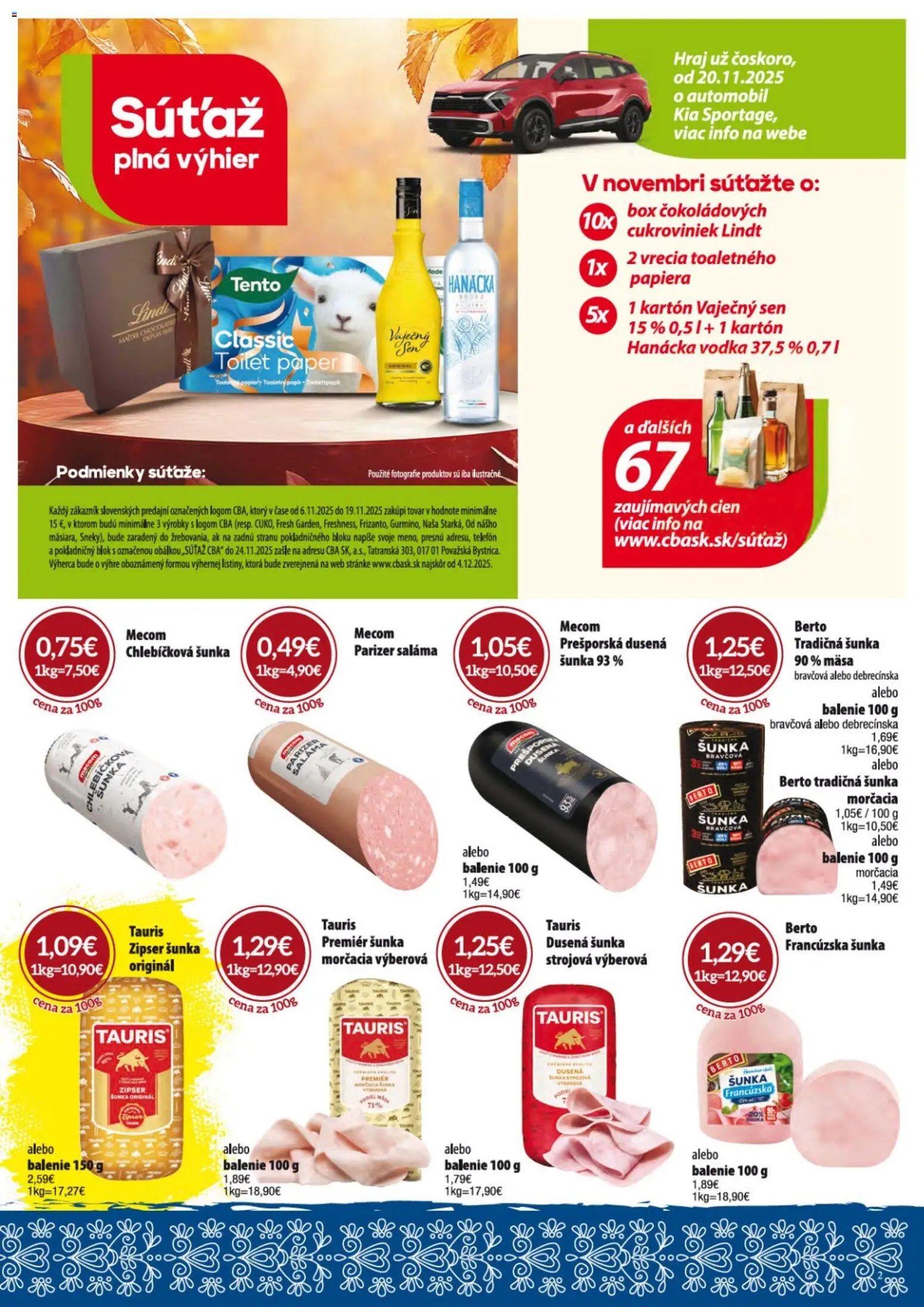 KARMEN CBA maloobchod (2025-11-06 - 2025-11-19) | 2