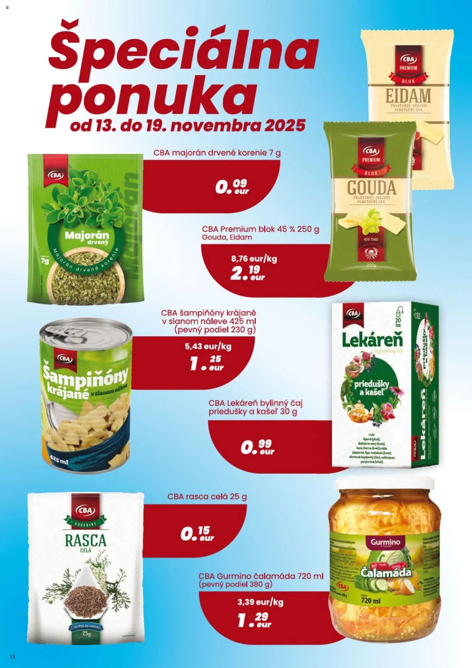 KARMEN CBA maloobchod (2025-11-06 - 2025-11-19) | 13