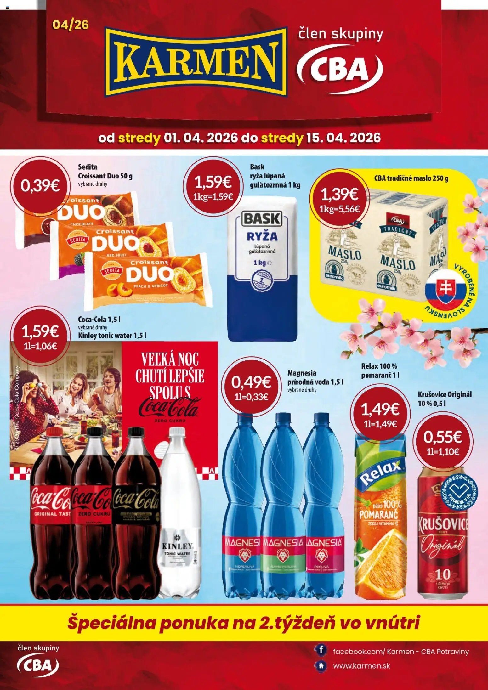 KARMEN CBA leták (2026-04-01 - 2026-04-15) | 1