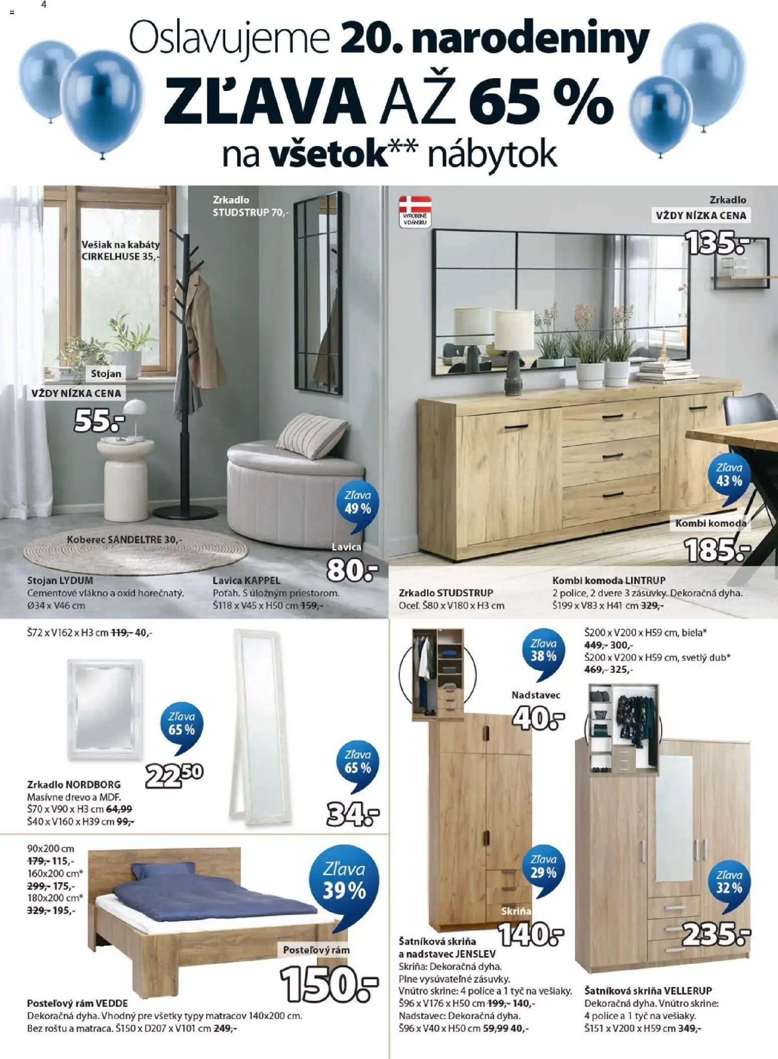 JYSK zľava až 70%