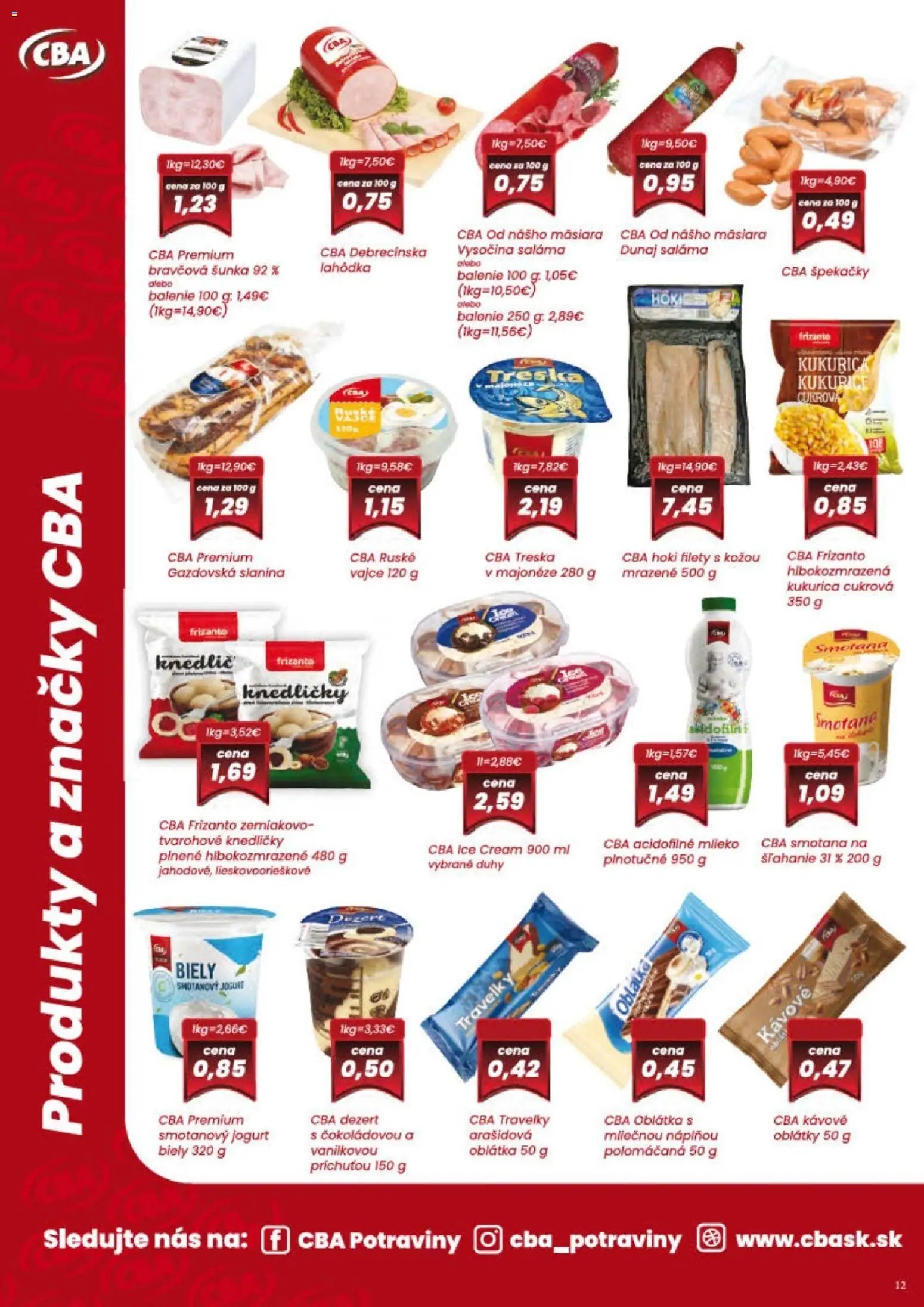 KARMEN CBA leták