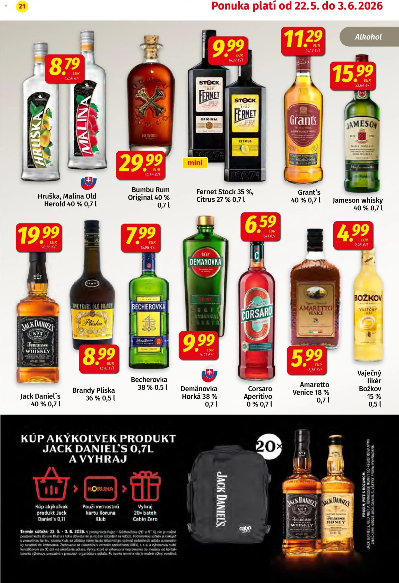 Koruna leták