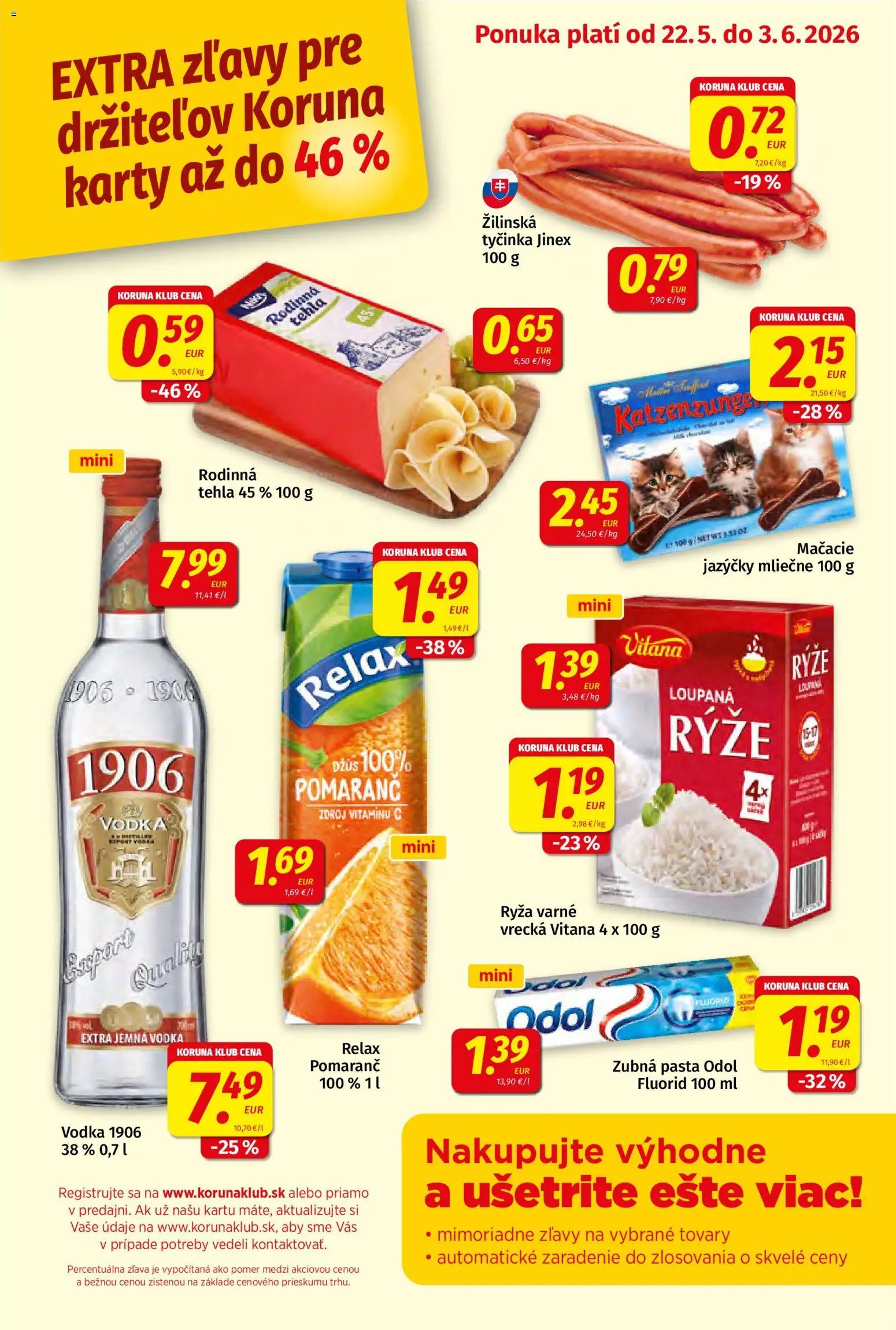 Koruna leták