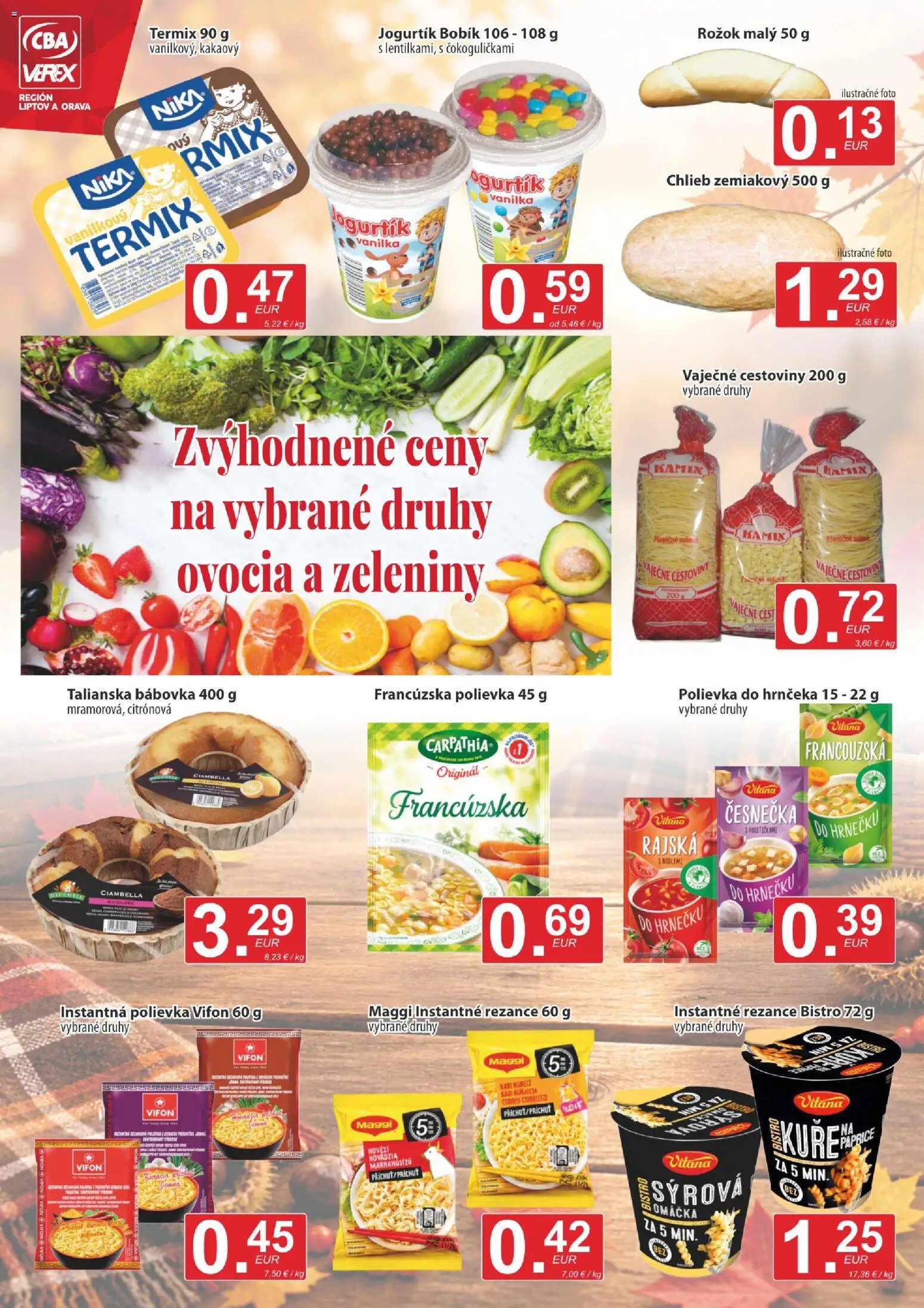 CBA Verex leták