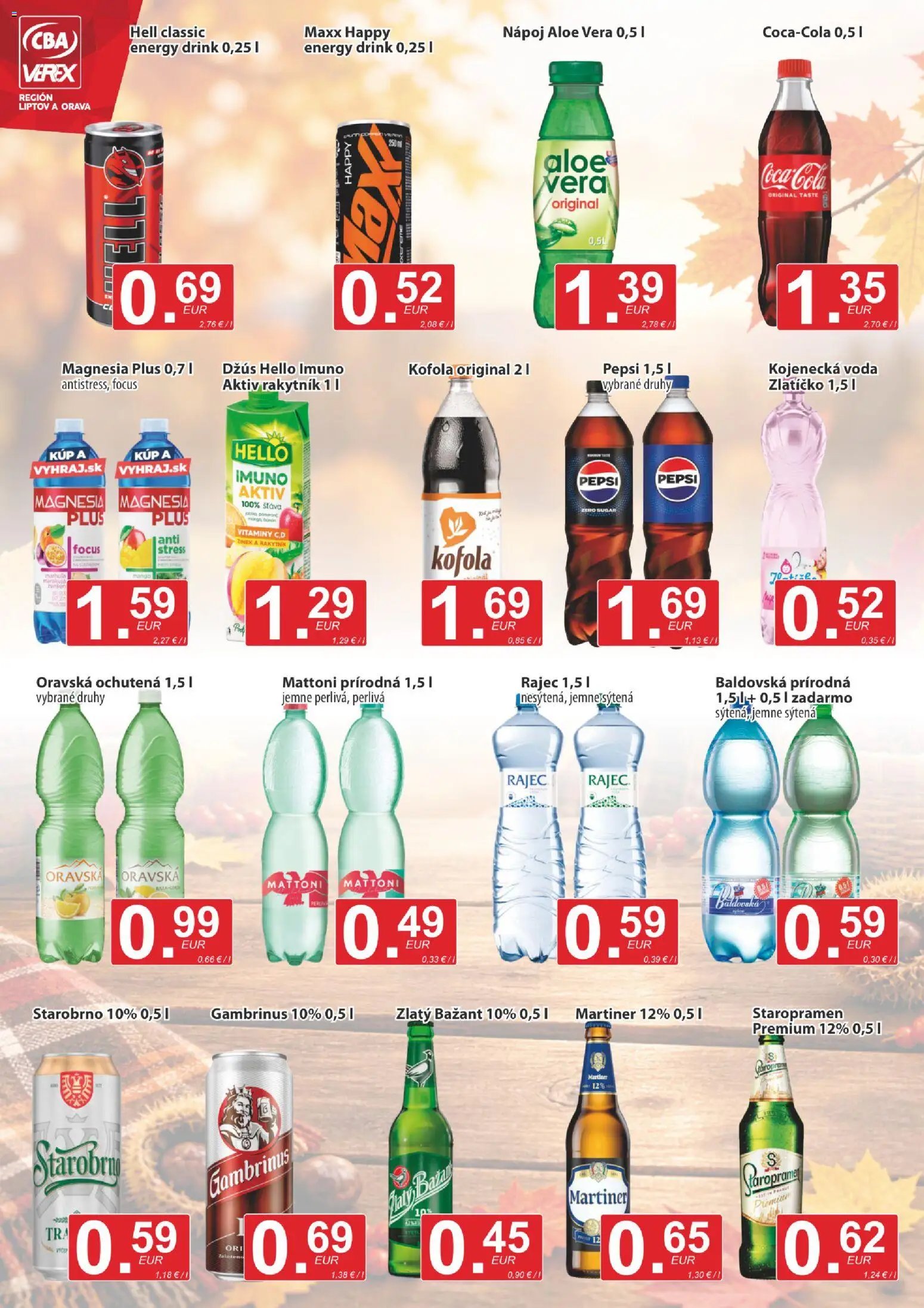 CBA Verex leták