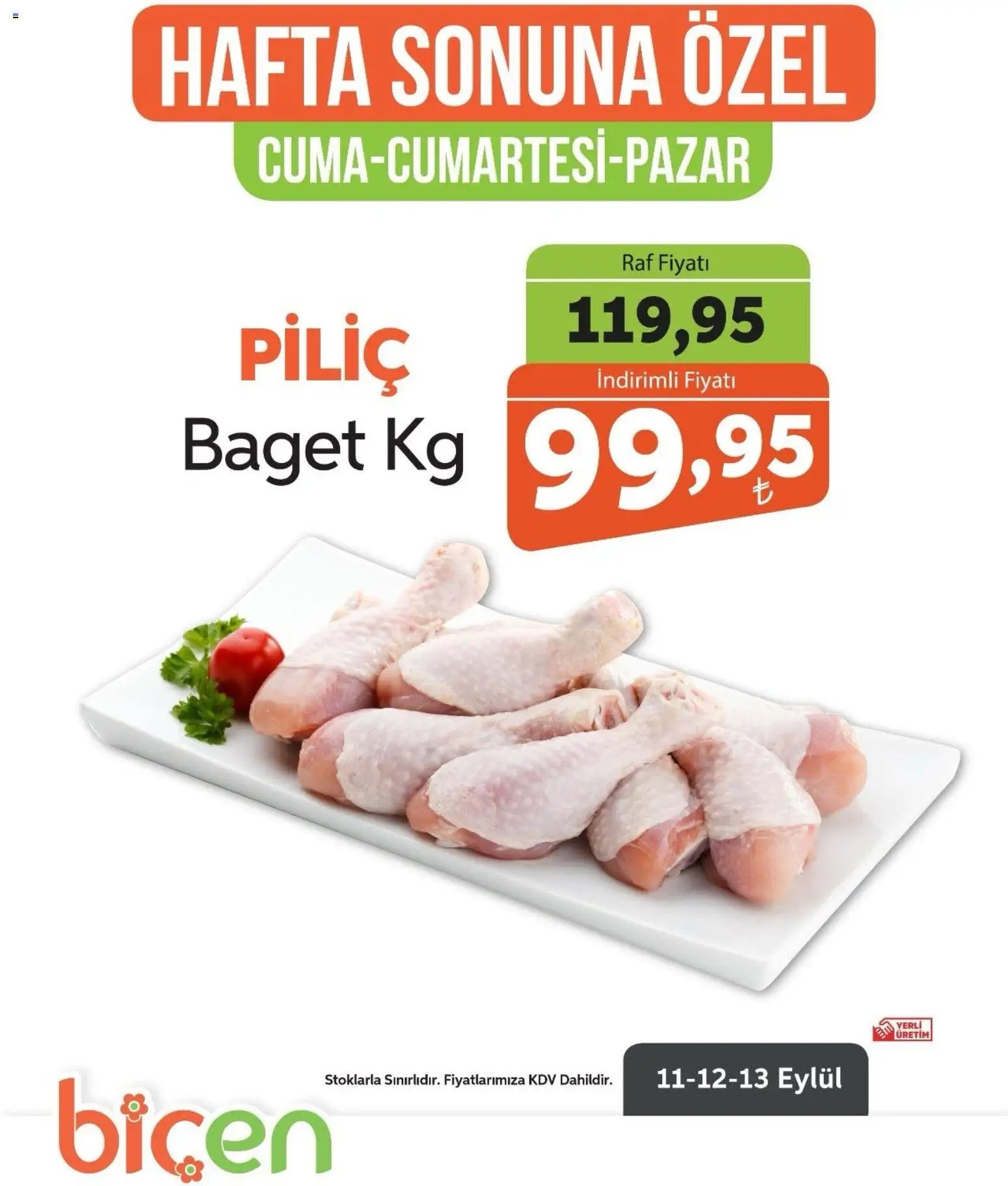Biçen Market - Hafta Sonuna Özel - Piliç