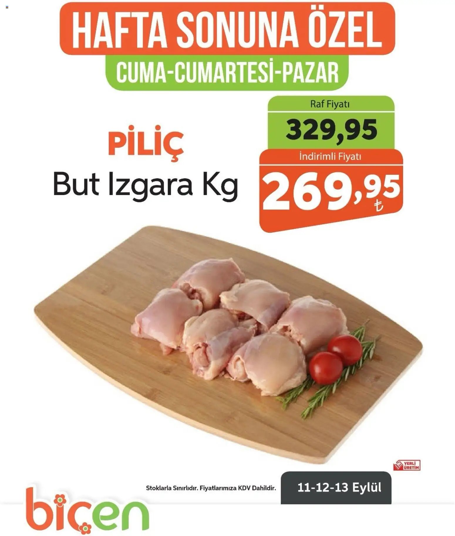 Biçen Market - Hafta Sonuna Özel - Piliç