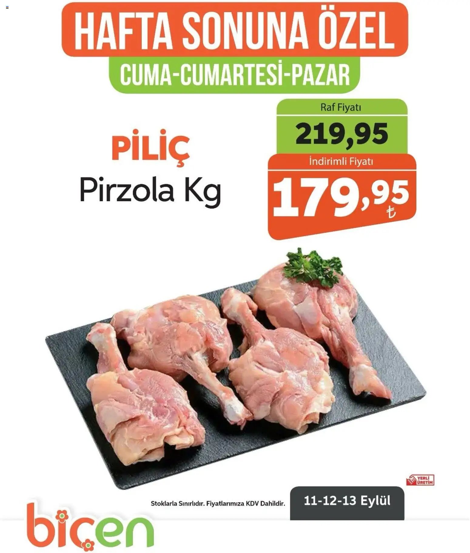 Biçen Market - Hafta Sonuna Özel - Piliç