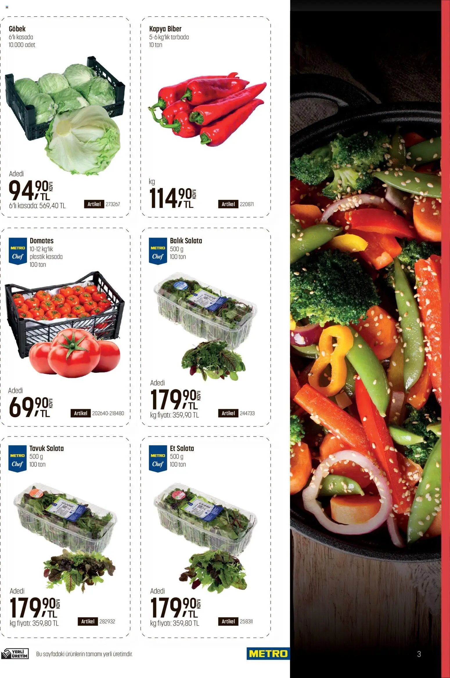 Metro - Fast Food Kataloğu