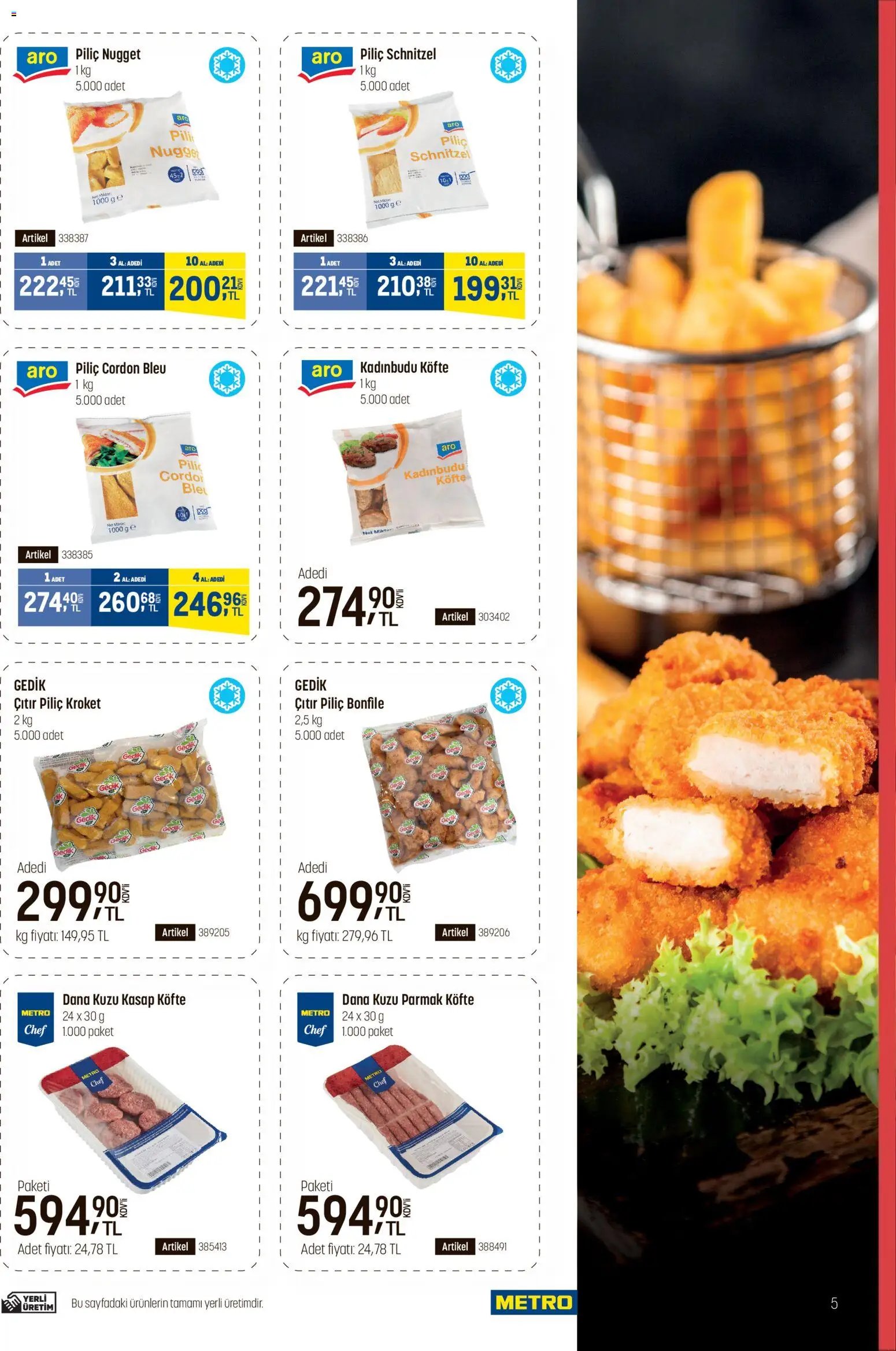 Metro - Fast Food Kataloğu