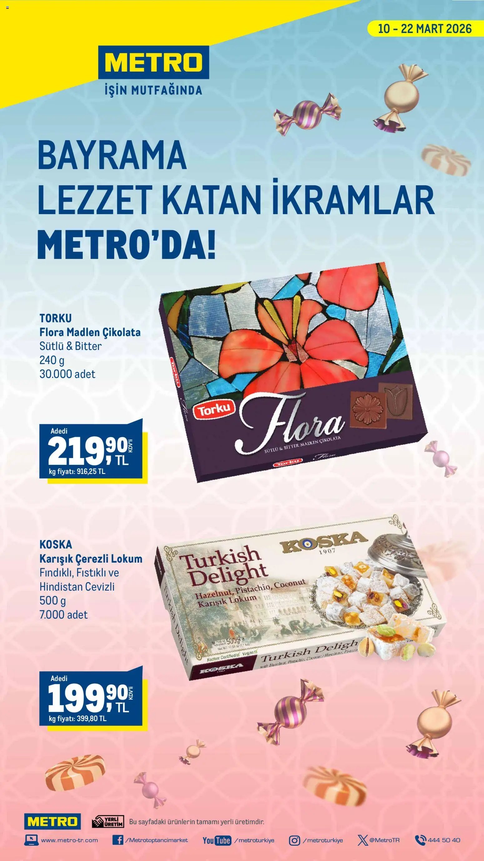 Metro - Bayrama Lezzet Katan İkramlar