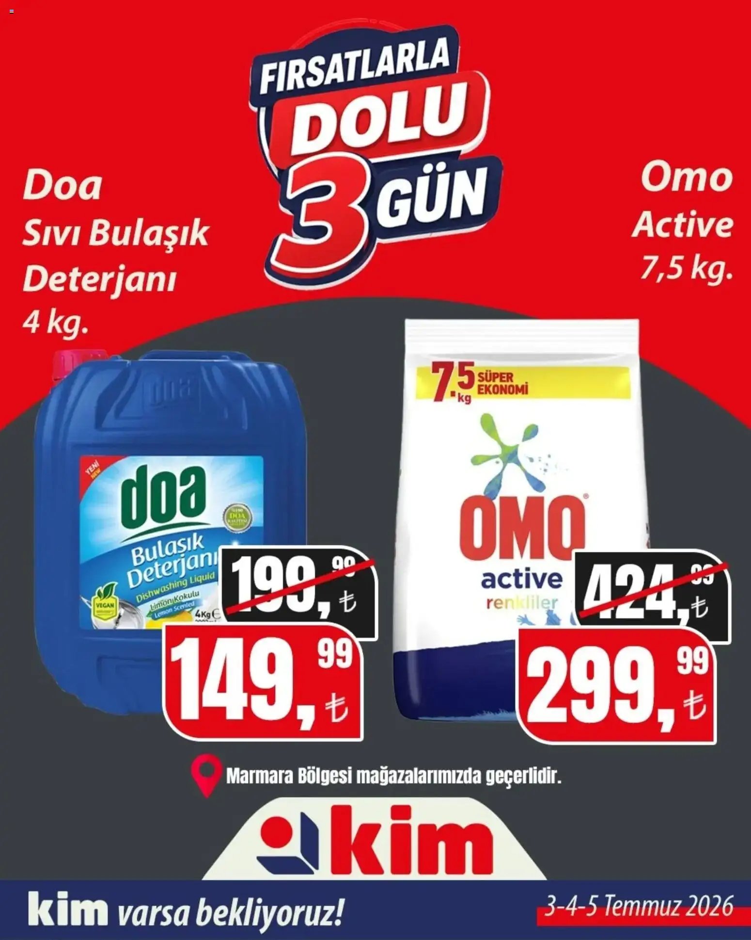 Kim Market - Fırsatlarla Dolu 3 Gün