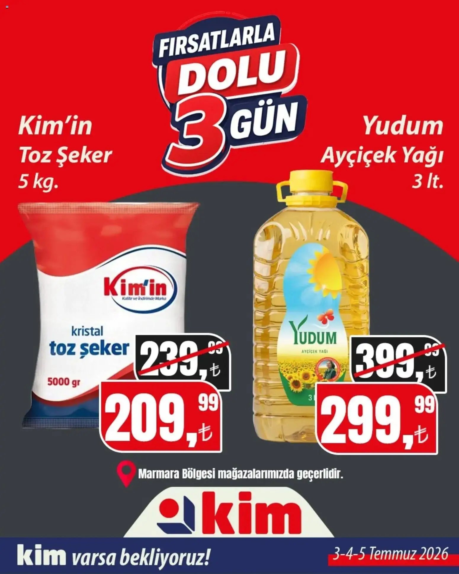 Kim Market - Fırsatlarla Dolu 3 Gün