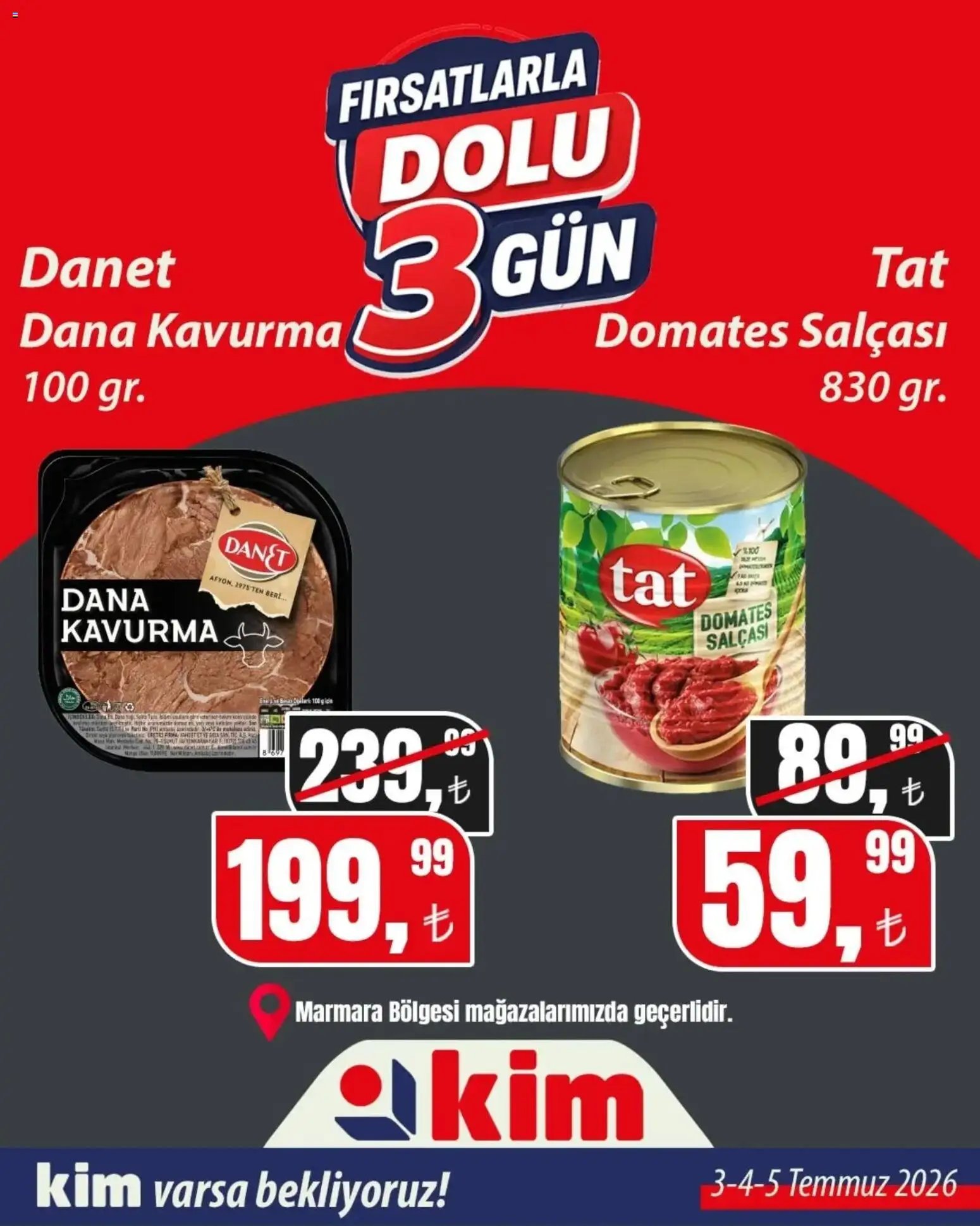 Kim Market - Fırsatlarla Dolu 3 Gün