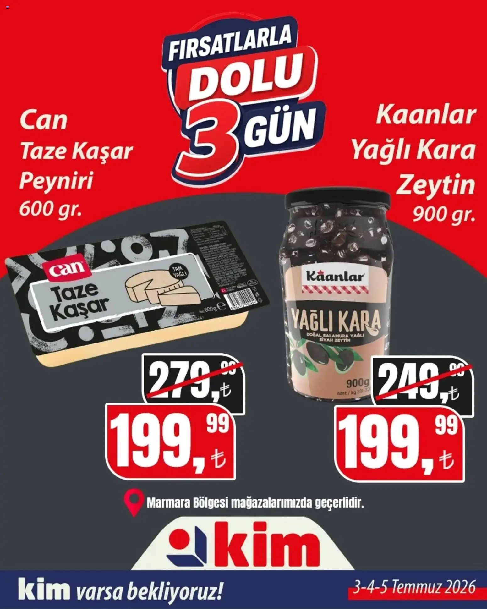 Kim Market - Fırsatlarla Dolu 3 Gün