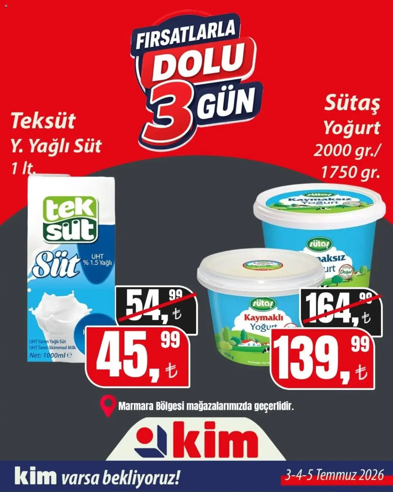 Kim Market - Fırsatlarla Dolu 3 Gün