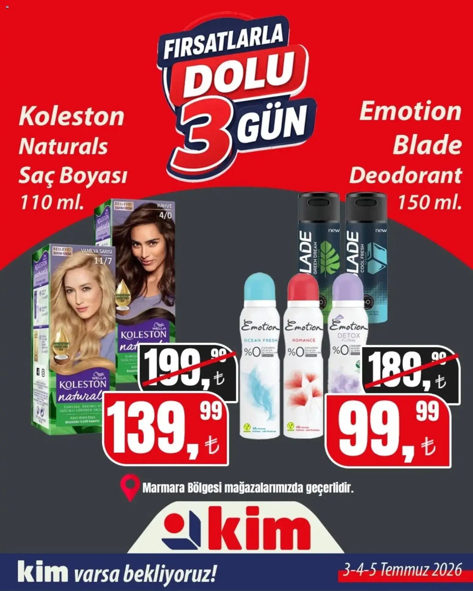 Kim Market - Fırsatlarla Dolu 3 Gün