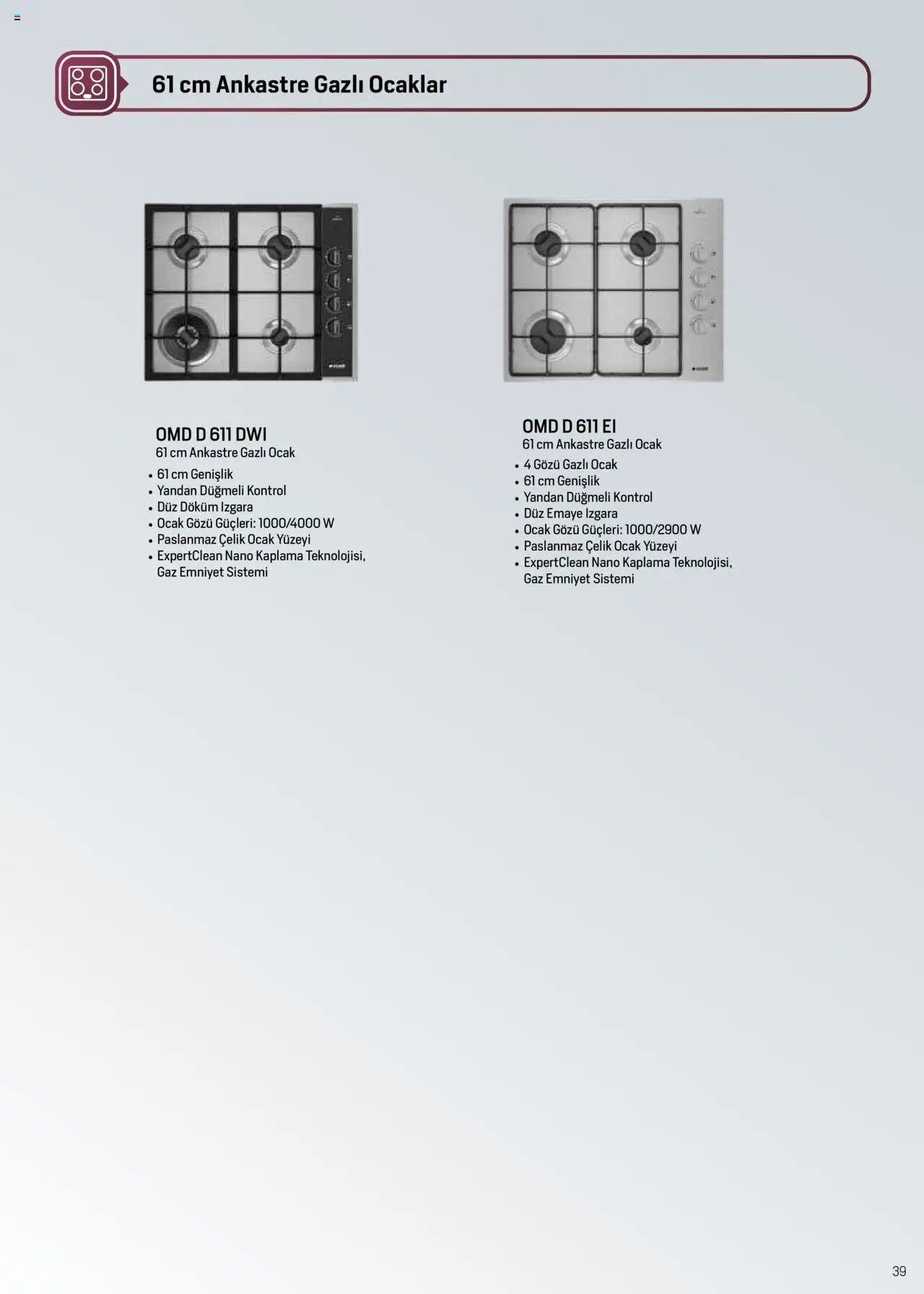 Arçelik Ankastre ve Solo Pişiriciler Katalog