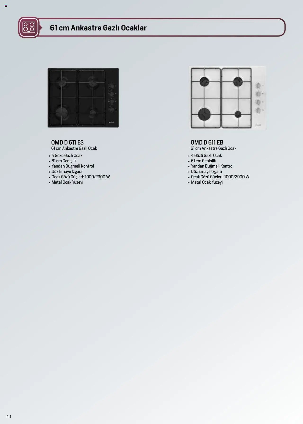 Arçelik Ankastre ve Solo Pişiriciler Katalog