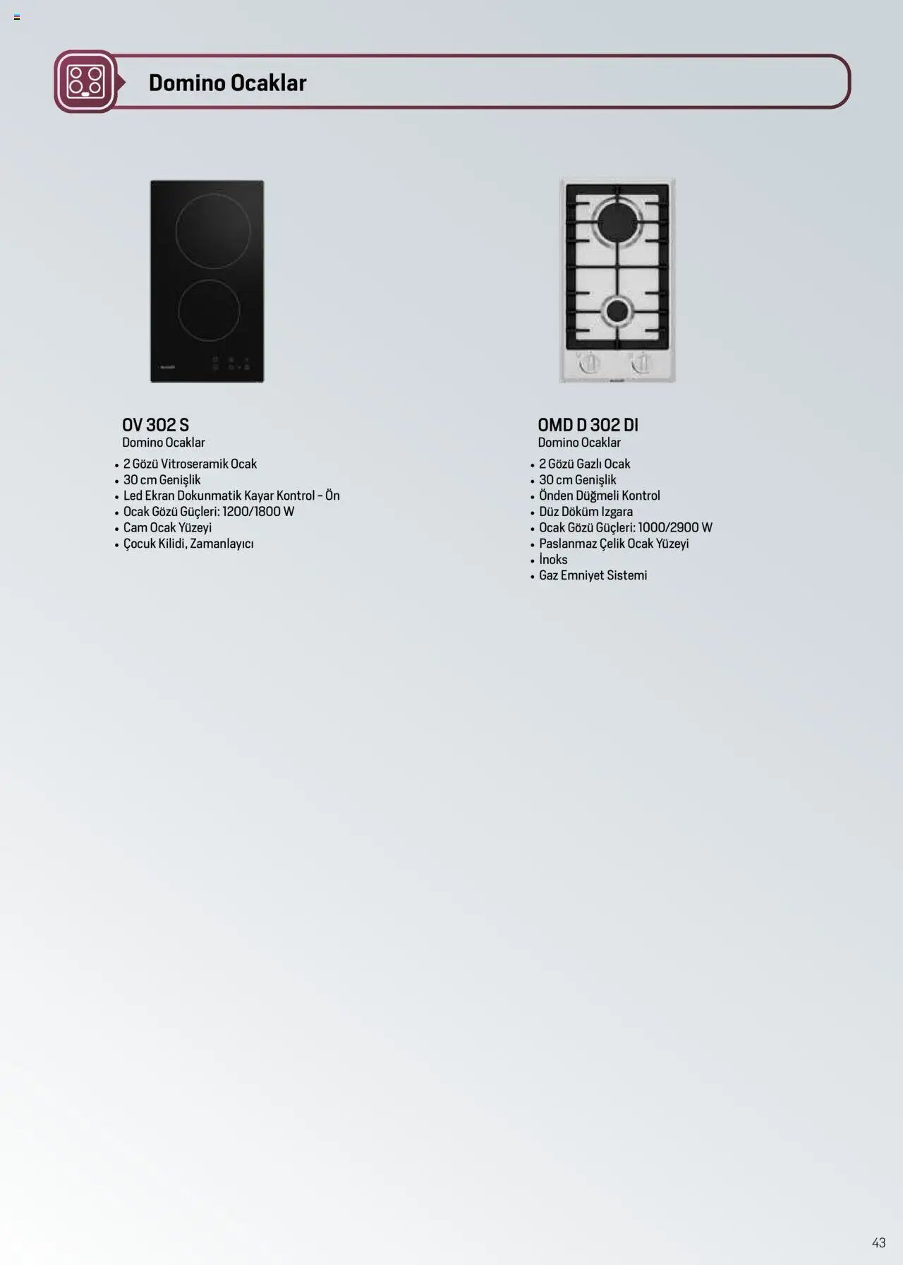 Arçelik Ankastre ve Solo Pişiriciler Katalog