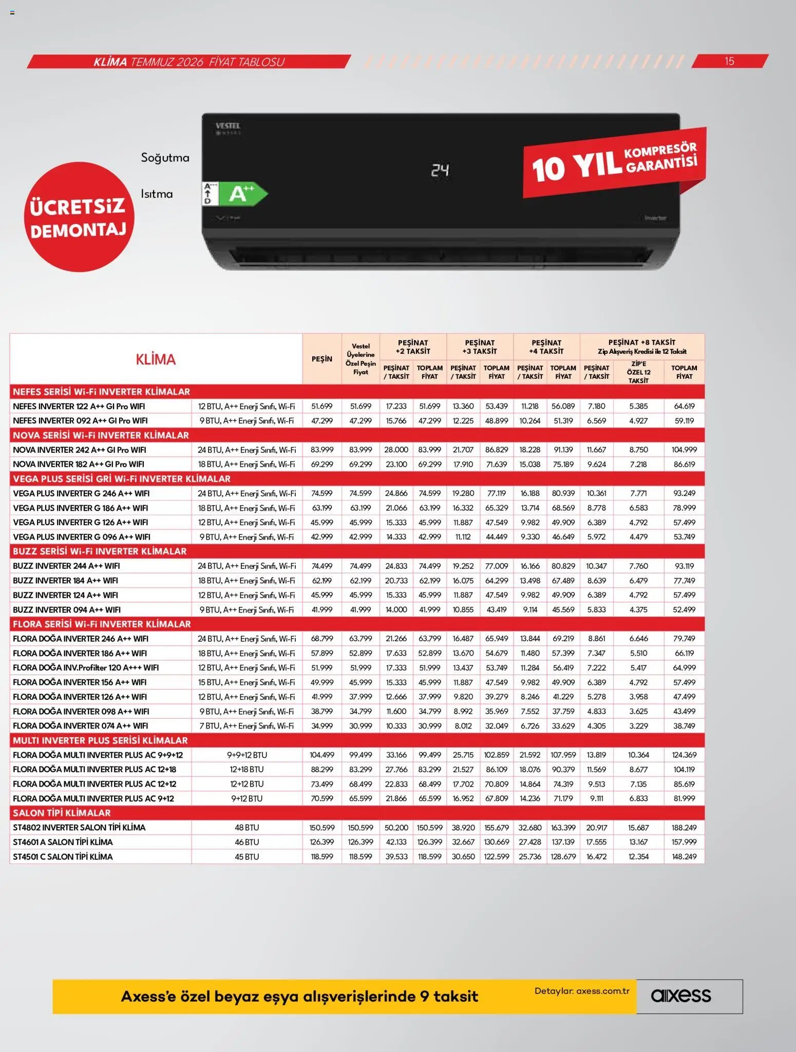 Vestel Katalog