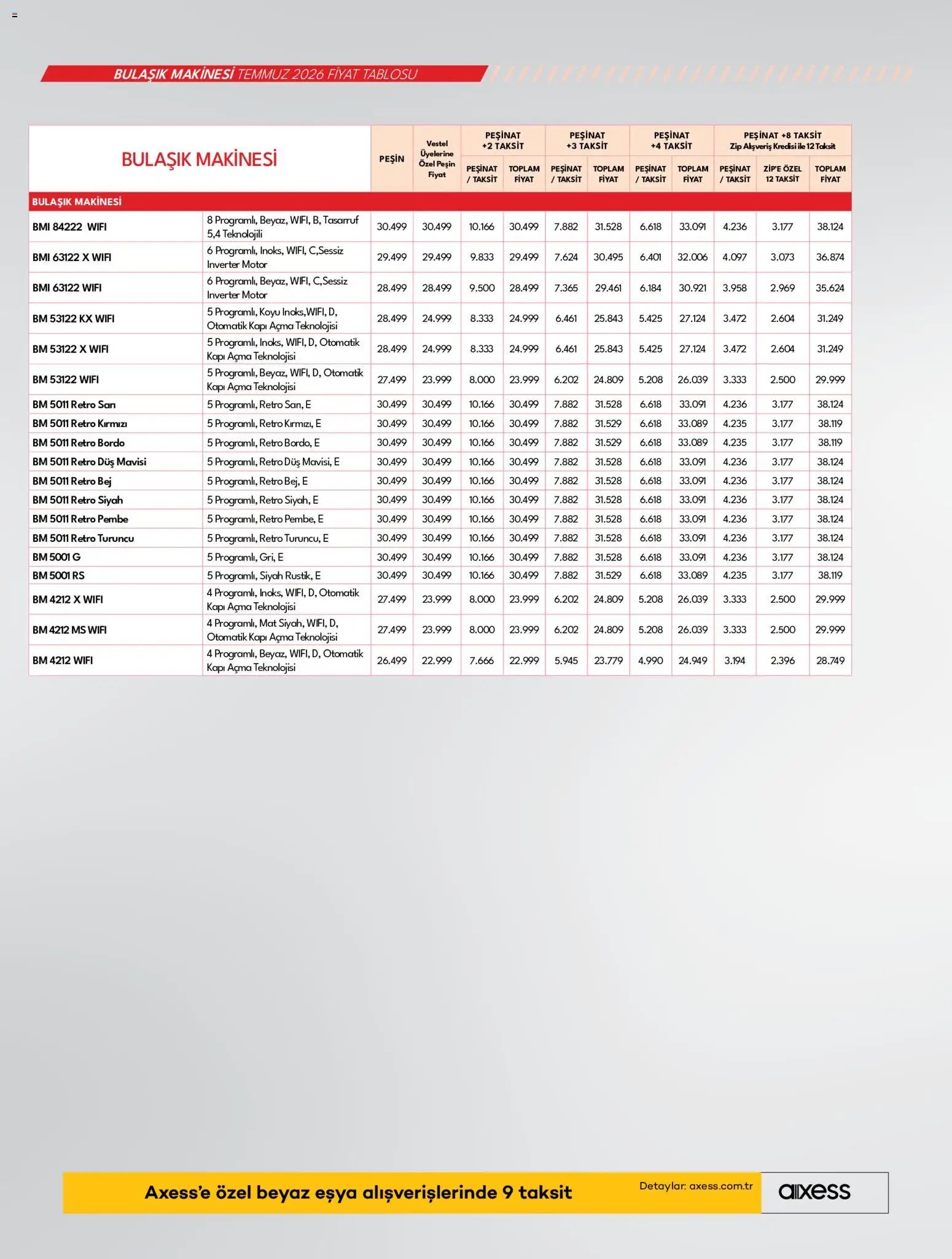 Vestel Katalog