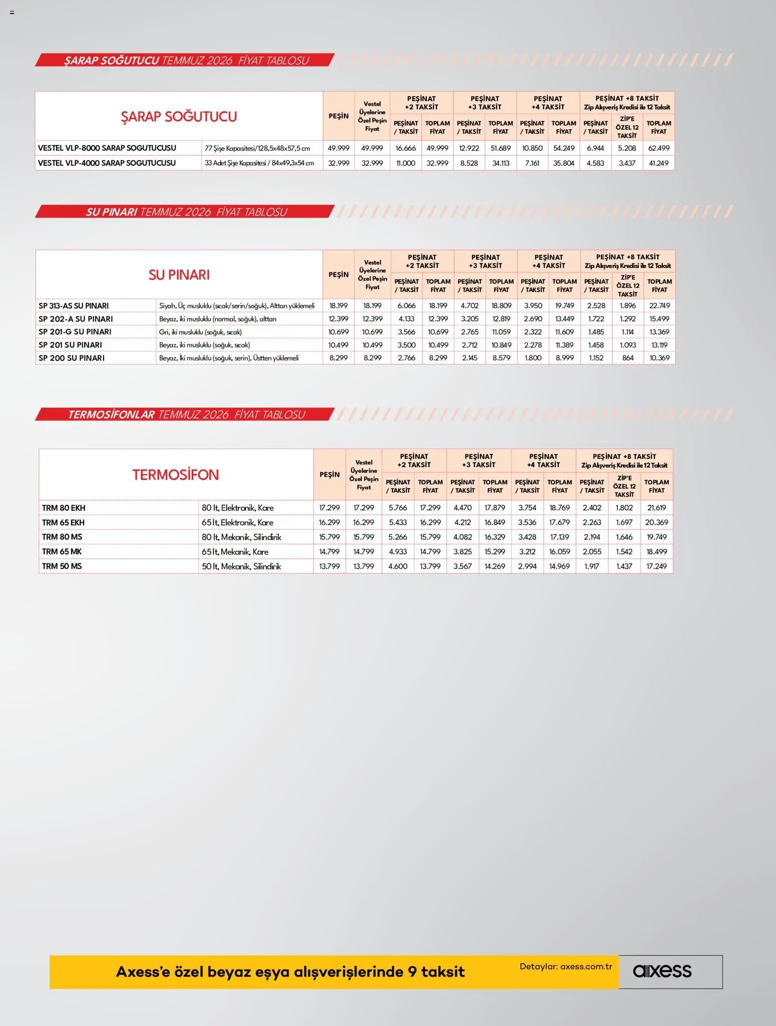 Vestel Katalog