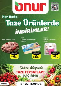 Onur Market - Taze Ürünlerde İndirimler