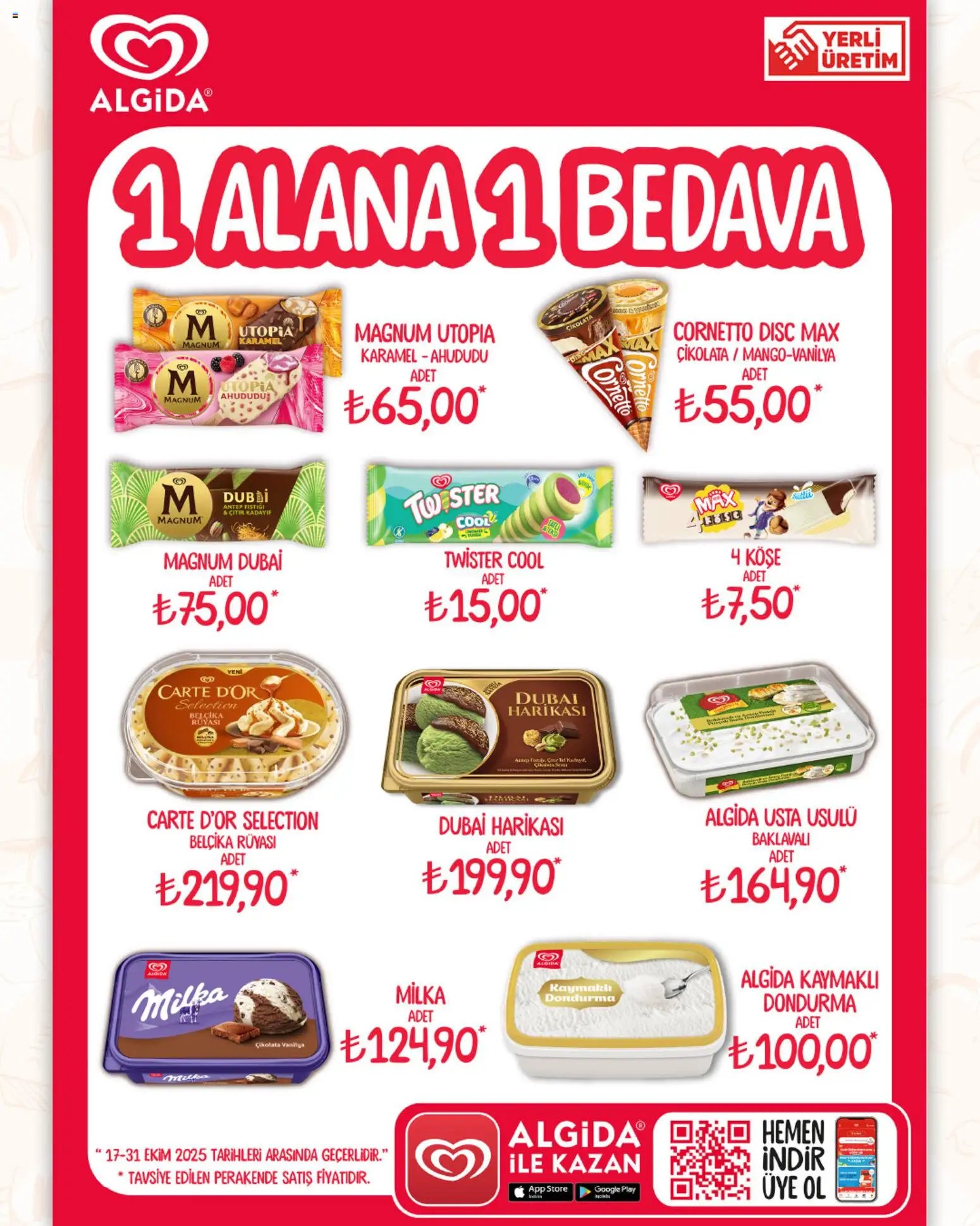 Hakmar Express 1 Alana 1 Bedava