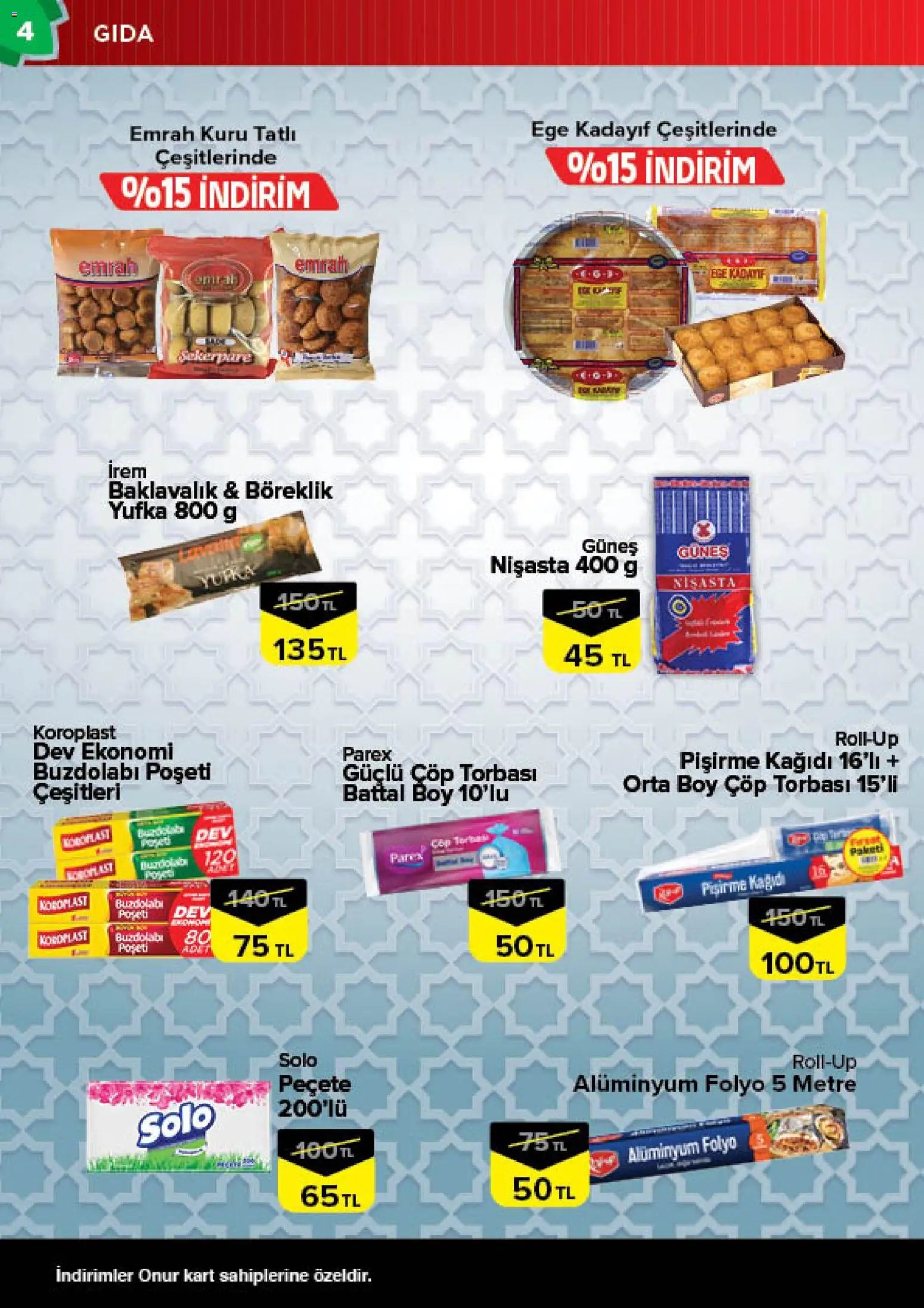 Onur Market Katalog - Bursa