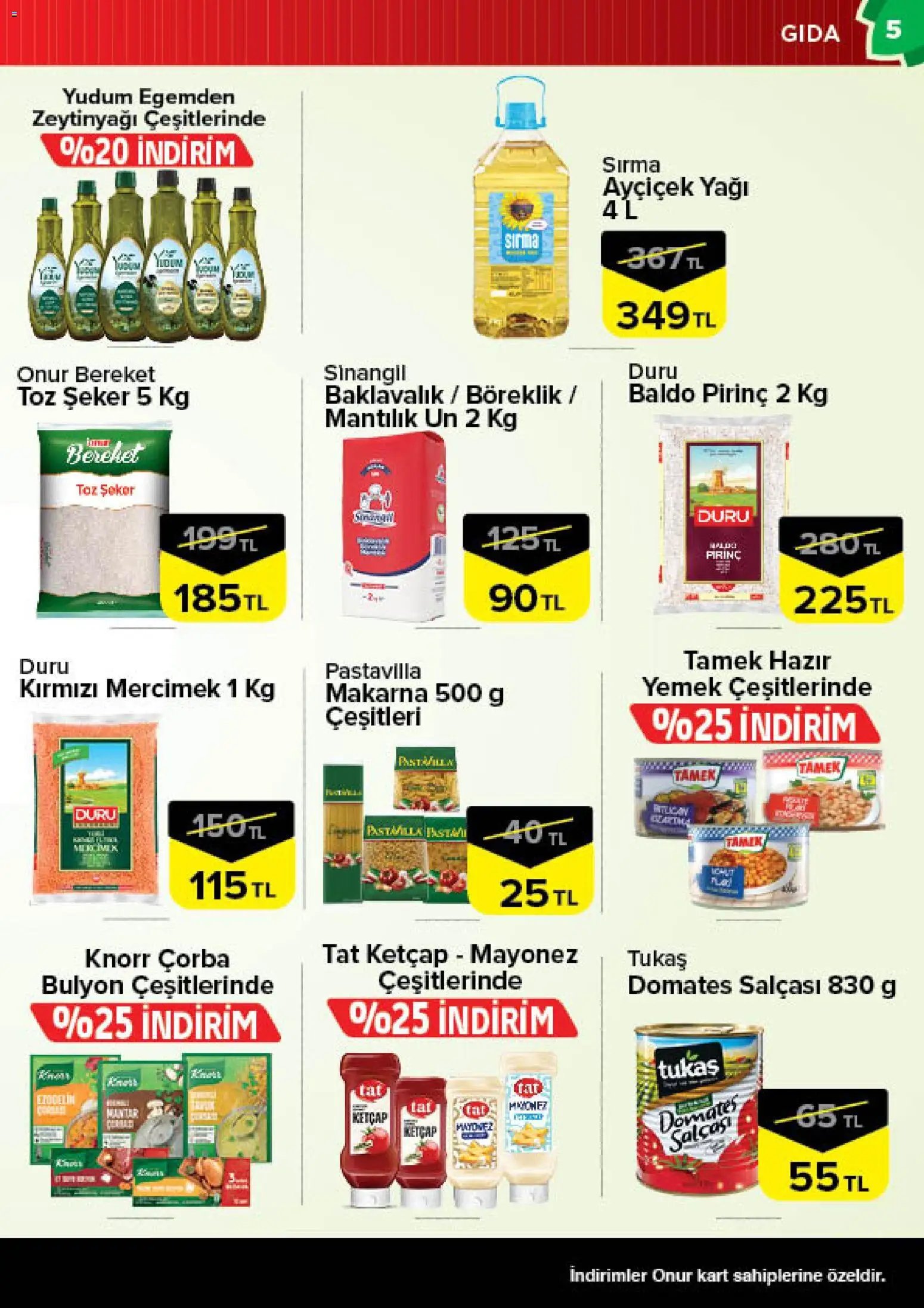 Onur Market Katalog - Bursa