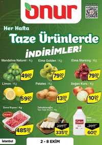 Onur Market Taze Ürünlerde İndirimler - İstanbul