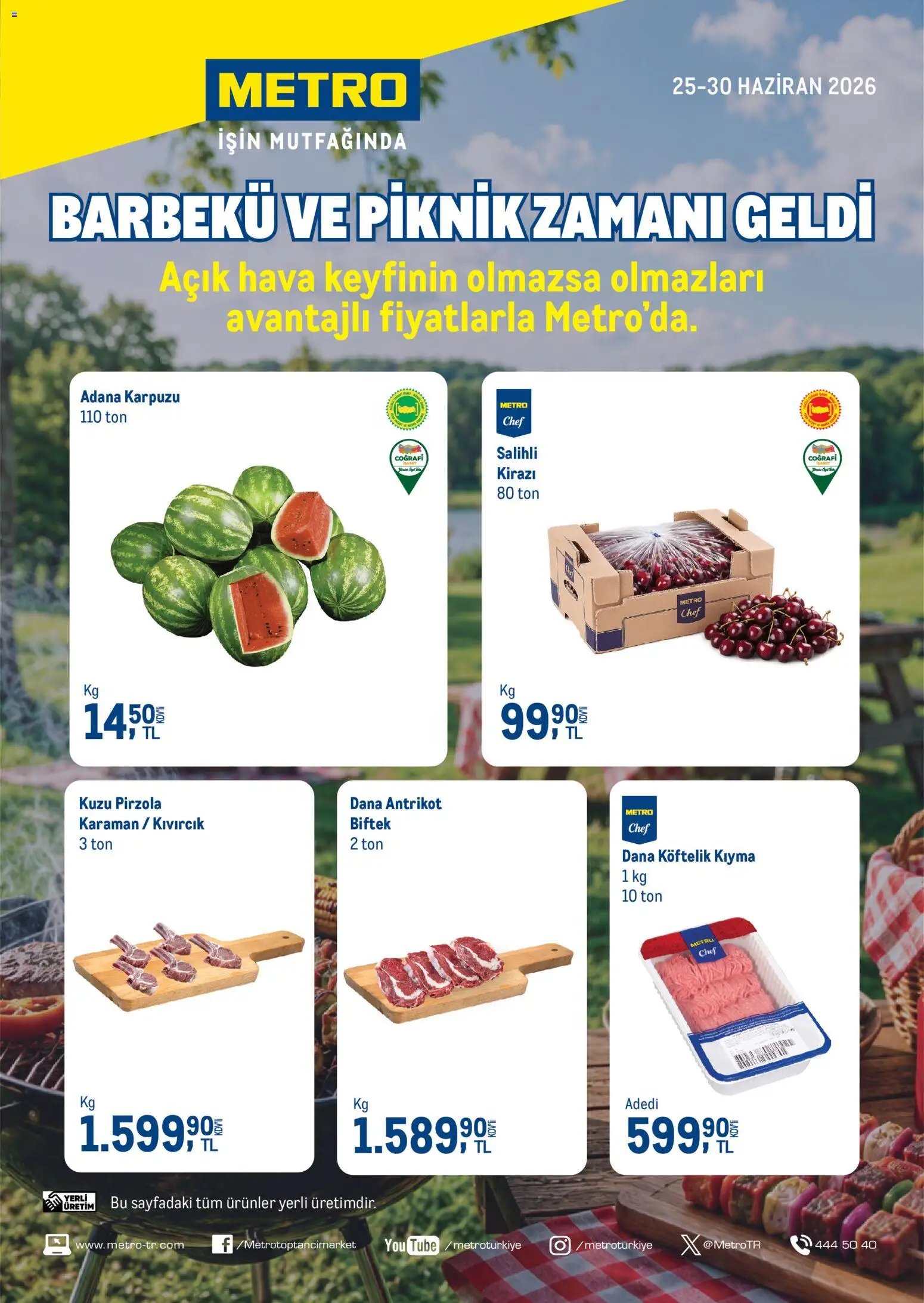 Metro - Barbekü ve piknik zamanı geldi