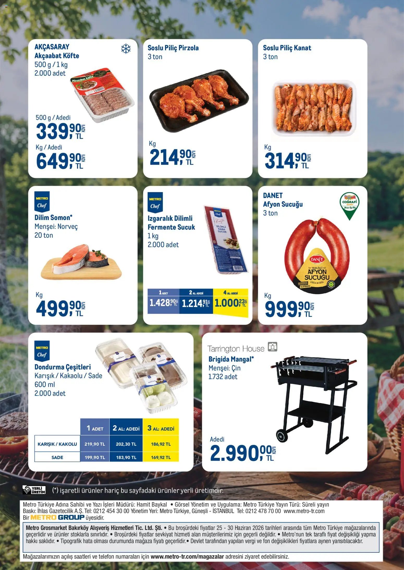 Metro - Barbekü ve piknik zamanı geldi