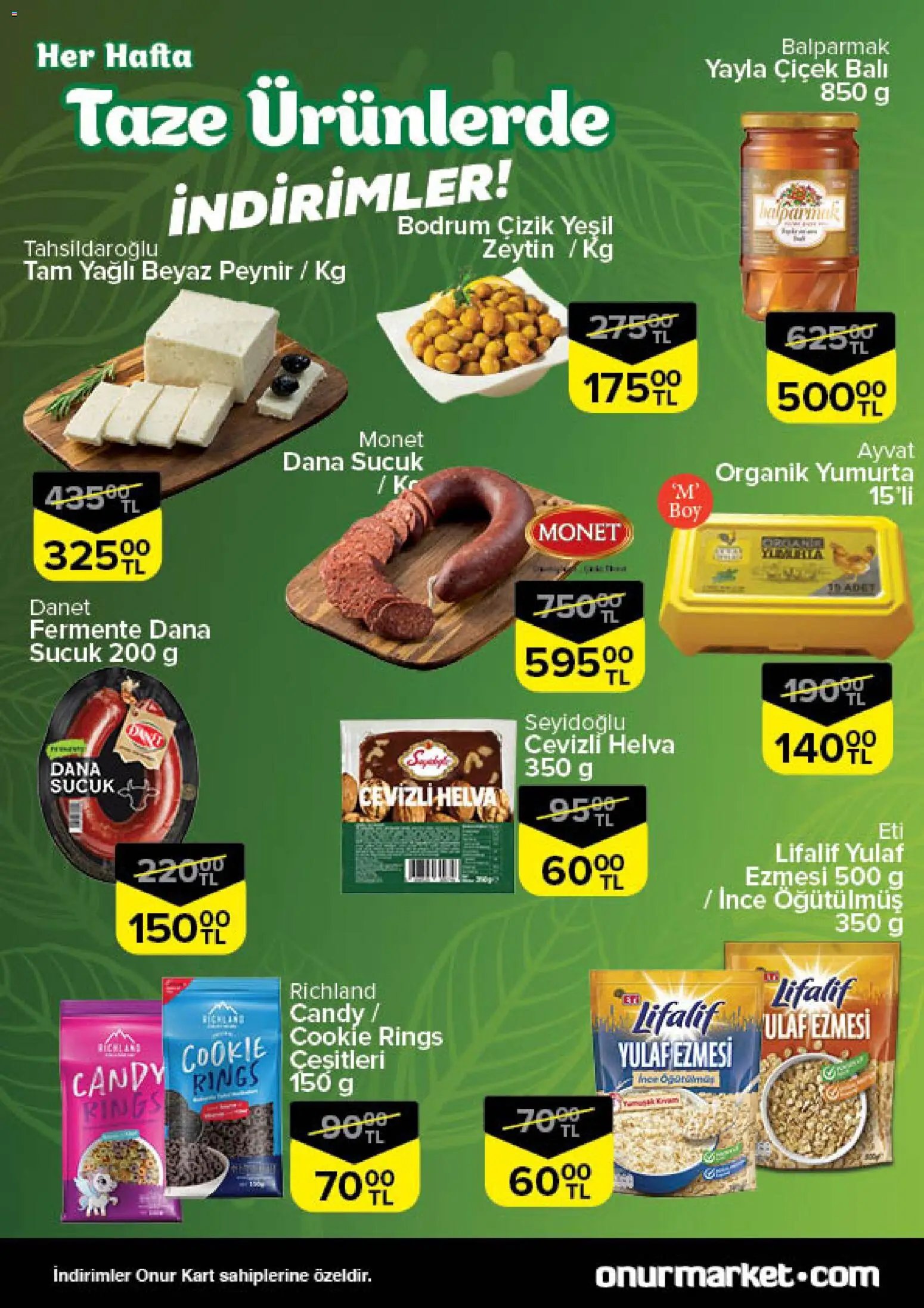 Onur Market Taze Ürünlerde İndirimler - İstanbul